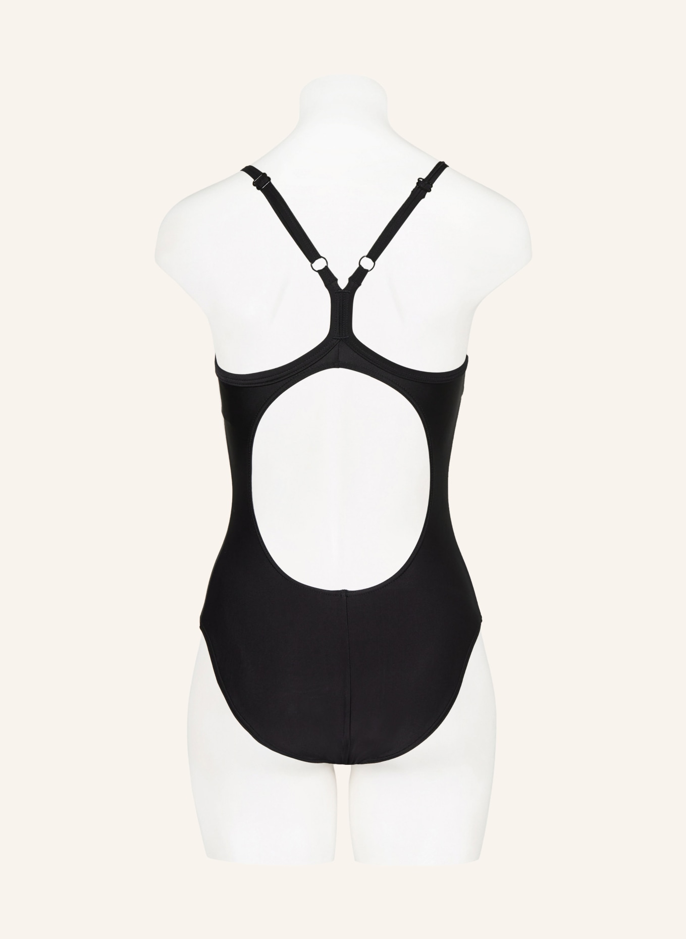 arena Swimsuit LIGHTDROP-BACK with UV protection 50+, Color: BLACK (Image 3)