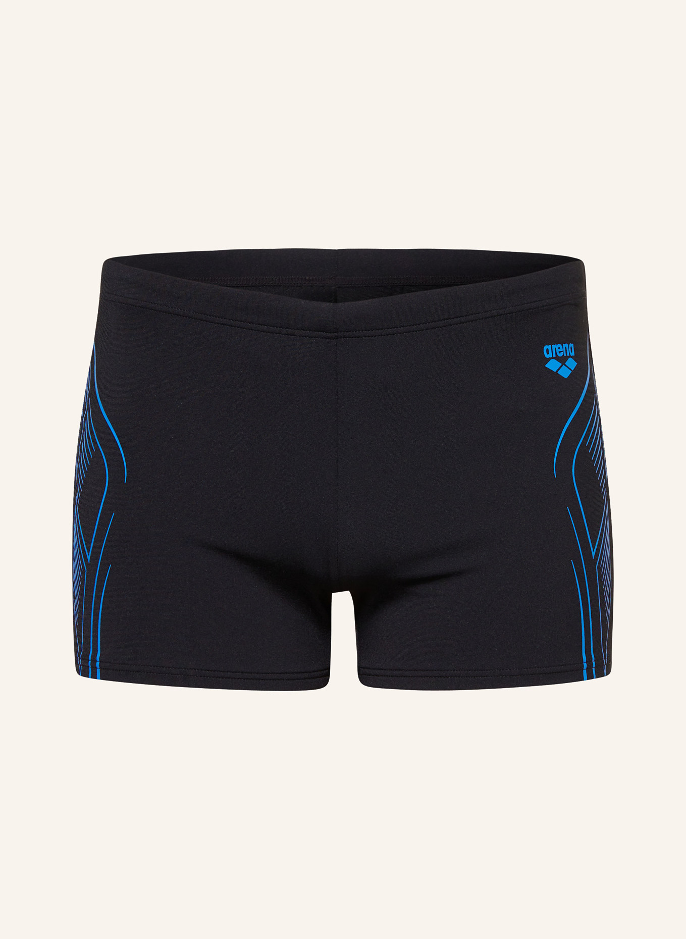 arena Swim trunks REFLECTING with UV protection 50+, Color: BLACK/ BLUE (Image 1)