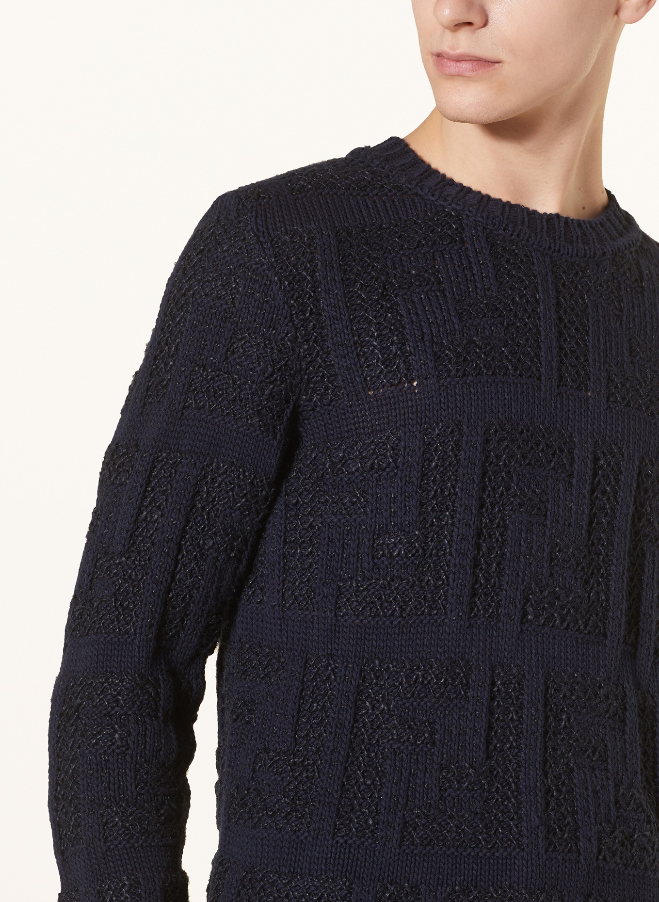 FENDI Sweater, Color: DARK BLUE (Image 4)