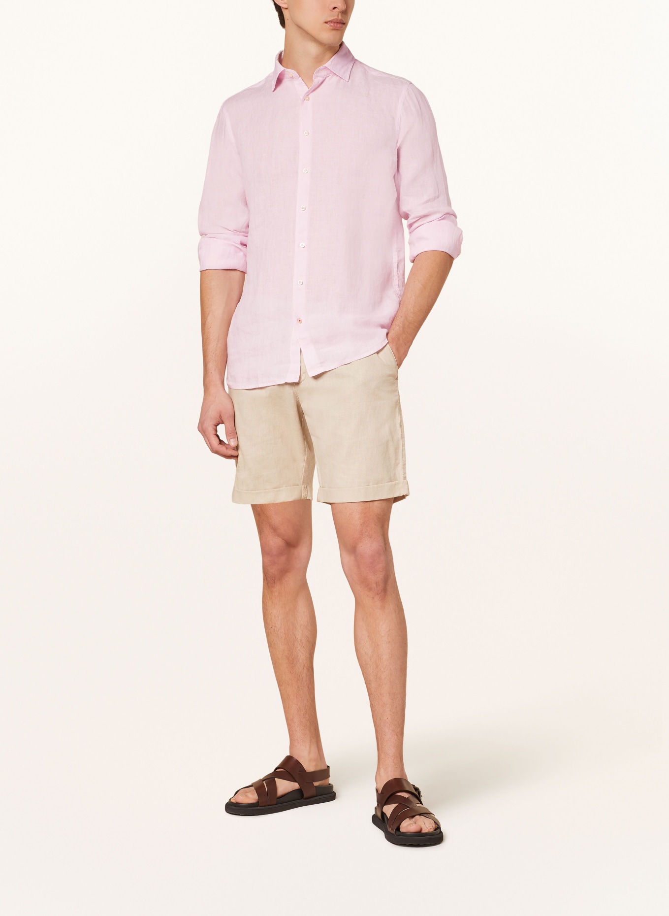 CINQUE Linen shirt CISTEVEN regular fit, Color: PINK (Image 2)
