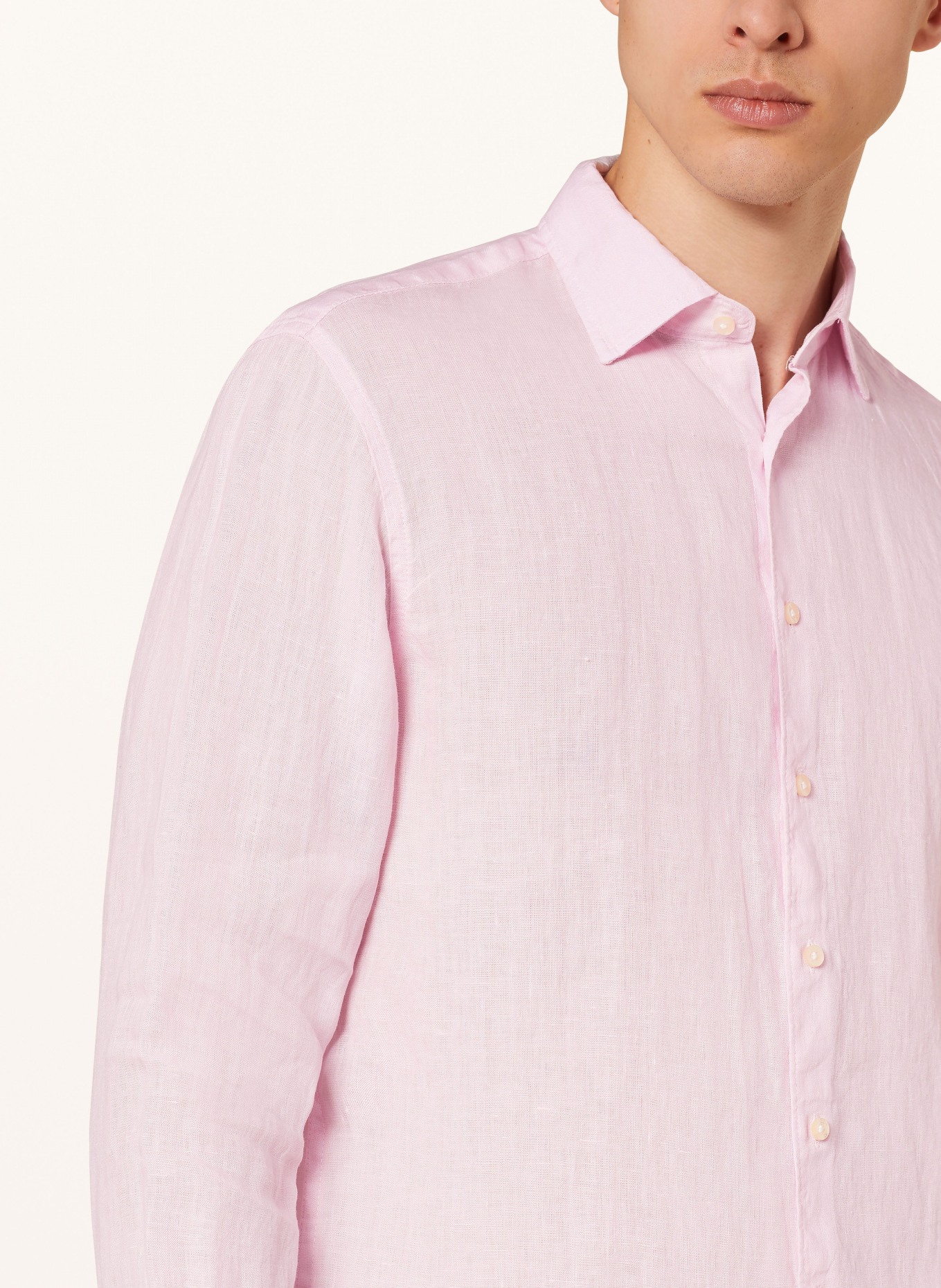 CINQUE Linen shirt CISTEVEN regular fit, Color: PINK (Image 4)