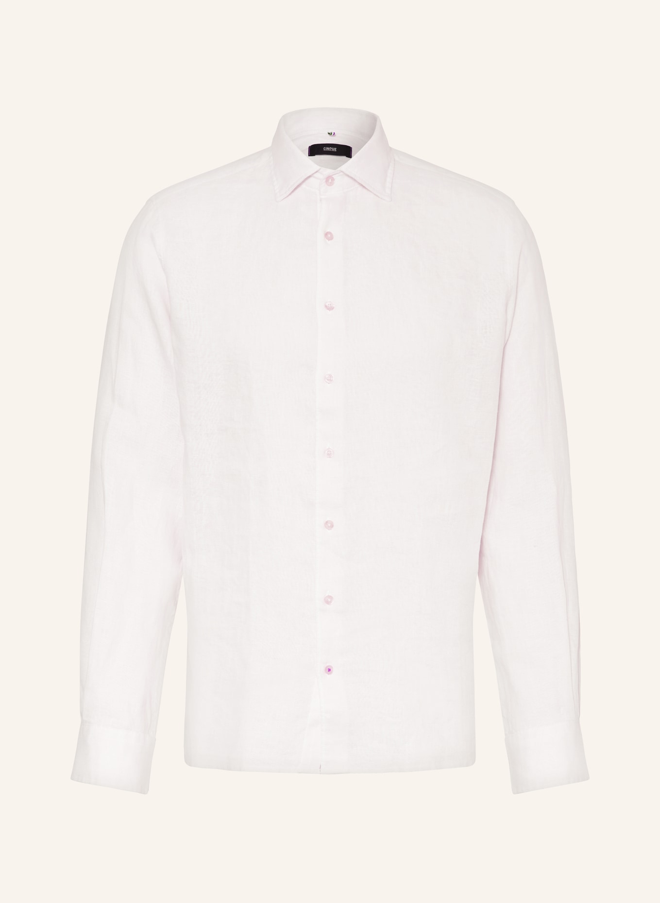 CINQUE Lněná košile CISTEVEN Regular Fit, Barva: BÍLÁ (Obrázek 1)