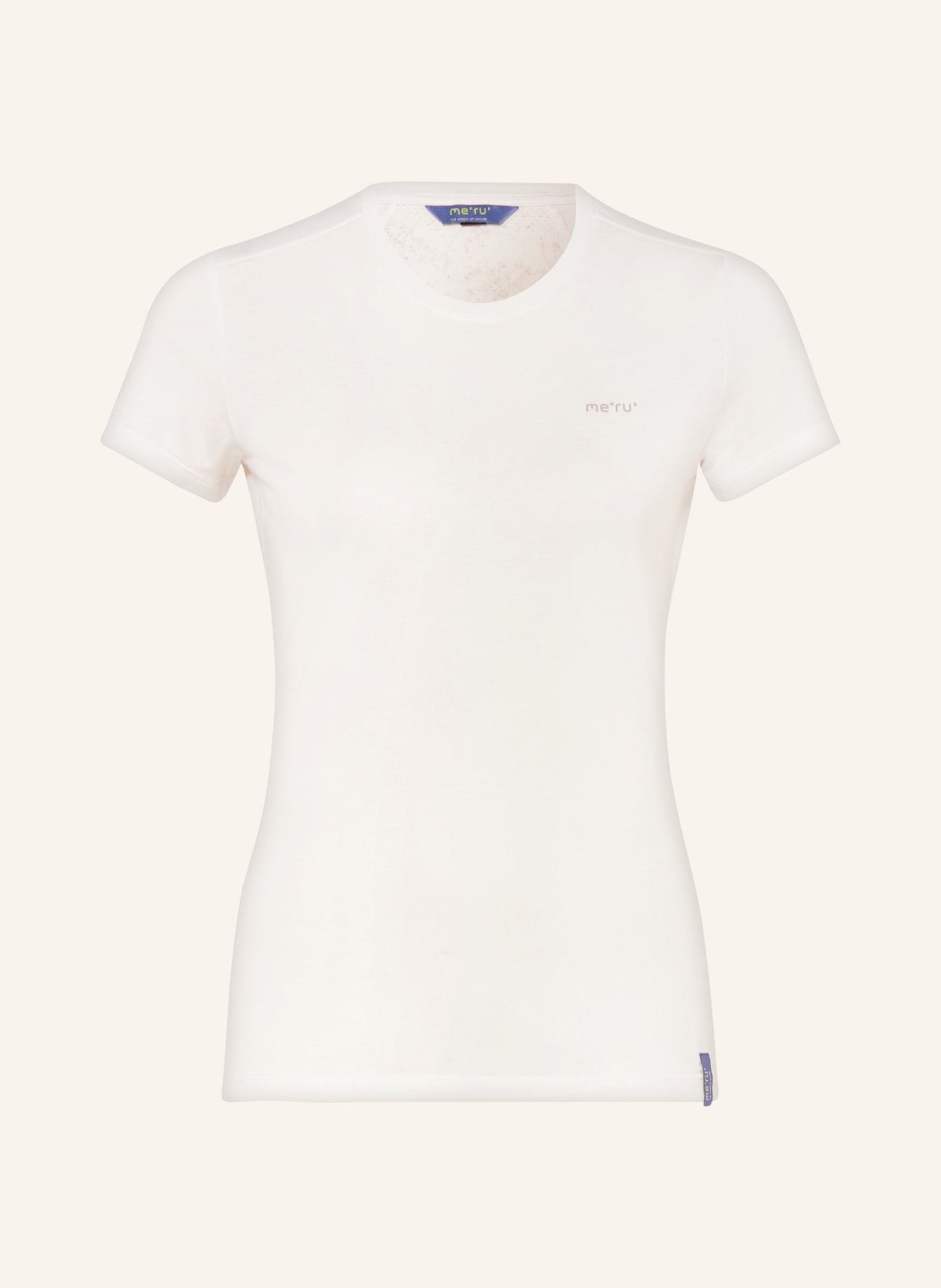 me°ru' T-shirt MIRANDELA, Color: WHITE/ BEIGE (Image 1)
