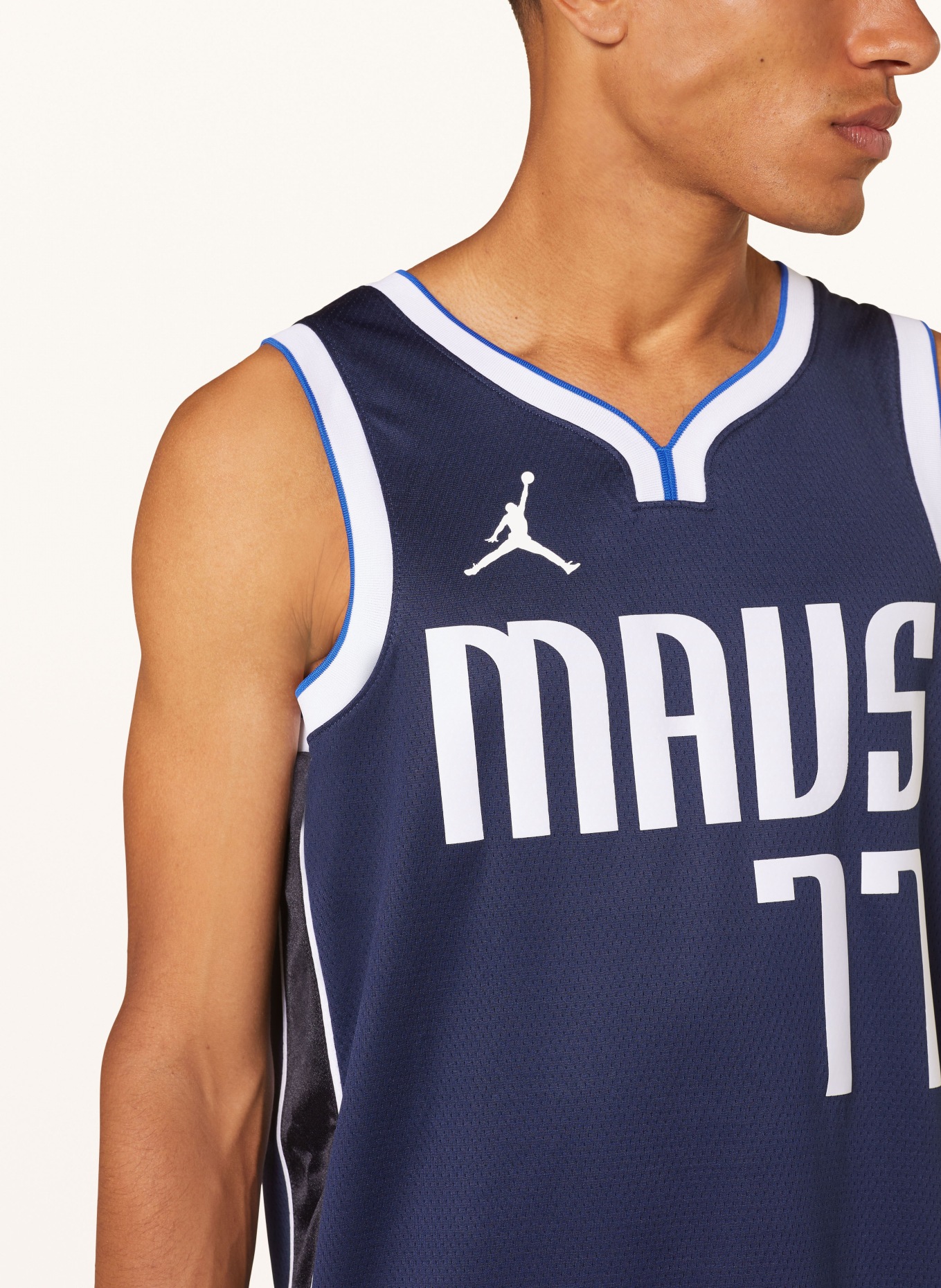 JORDAN Basketball jersey, Color: DARK BLUE/ BLACK/ WHITE (Image 4)