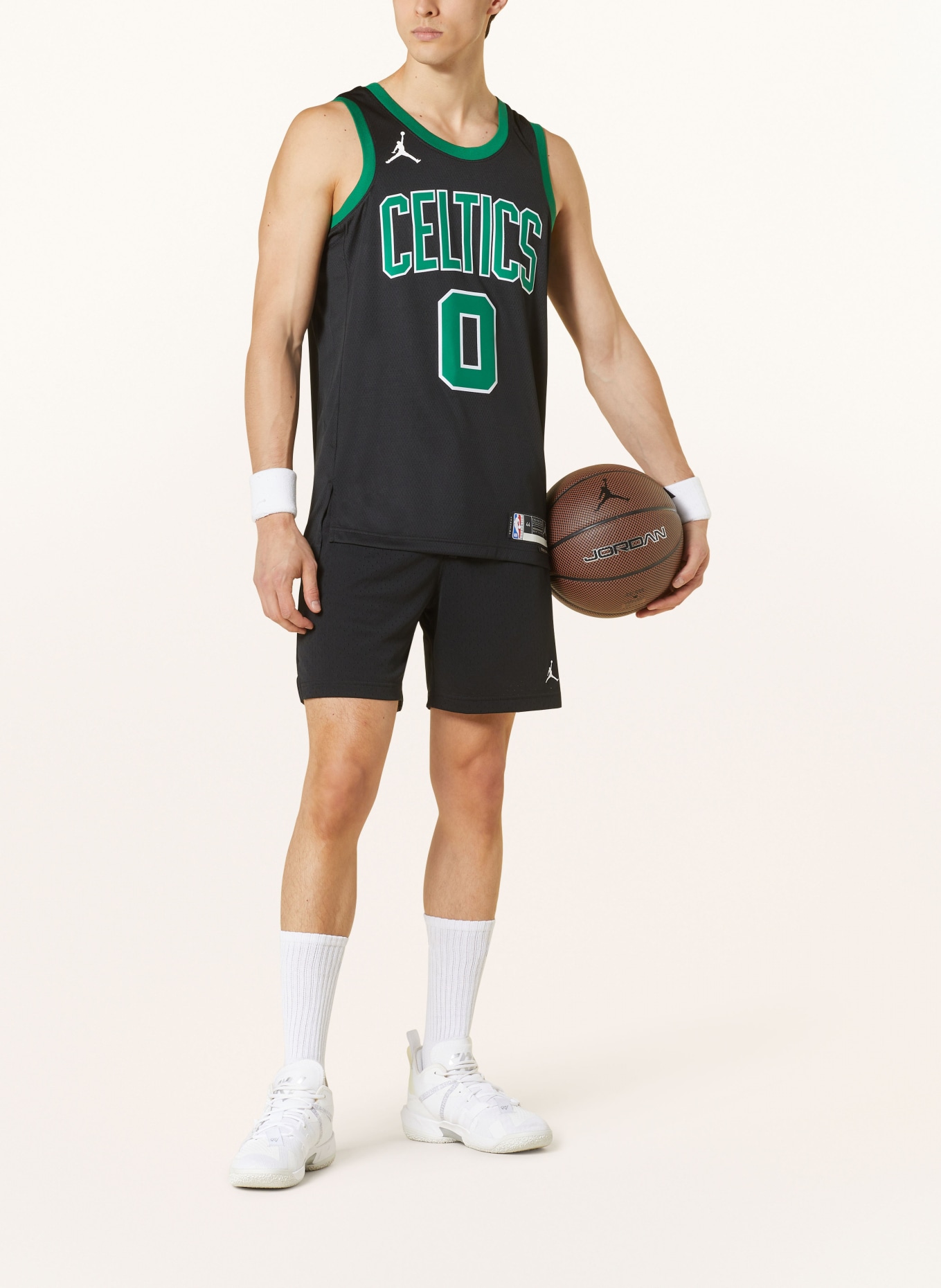 JORDAN Basketball jersey BOSTON CELTICS EDITION, Color: BLACK/ GREEN/ WHITE (Image 2)