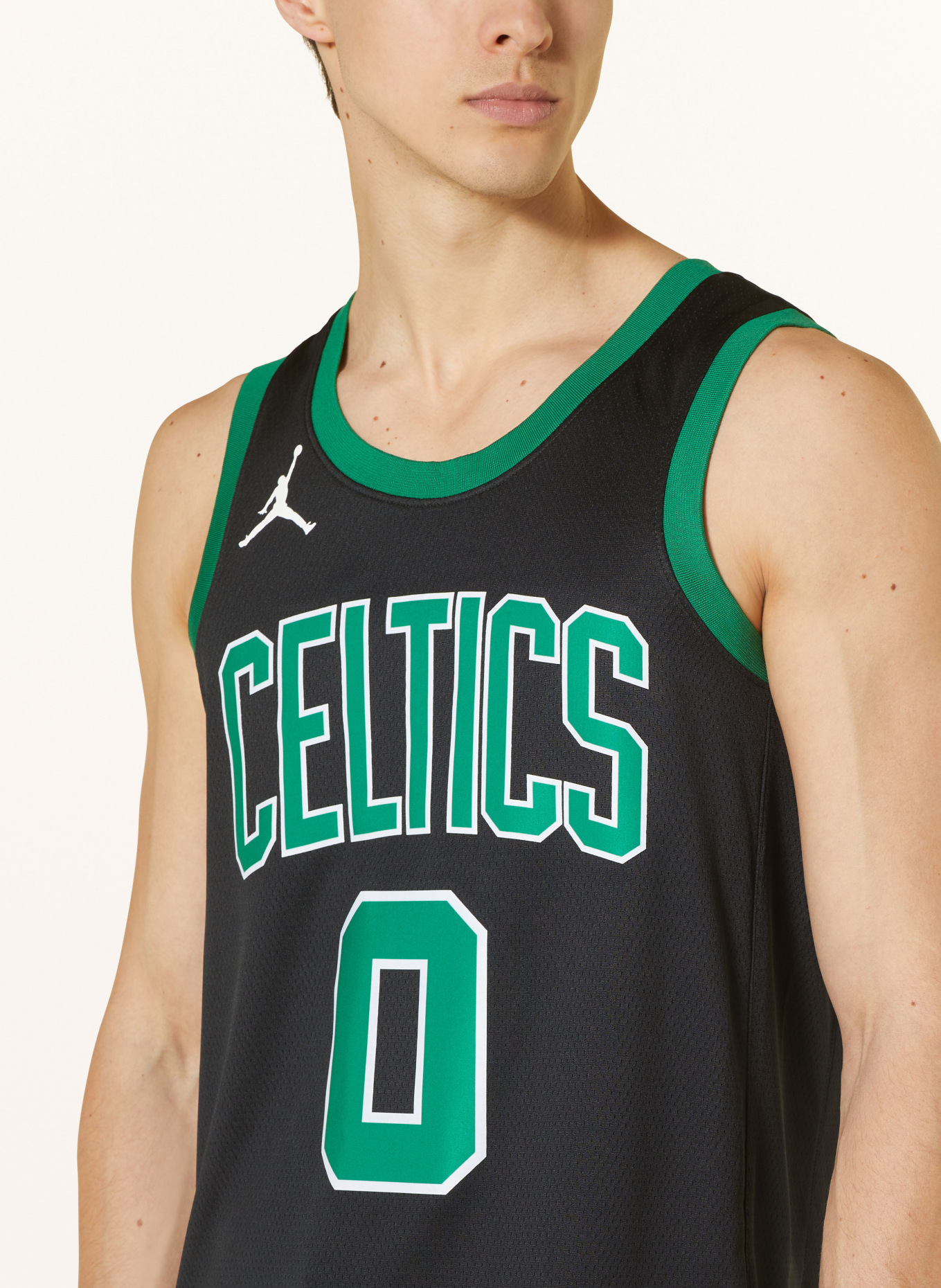 JORDAN Basketball jersey BOSTON CELTICS EDITION, Color: BLACK/ GREEN/ WHITE (Image 4)