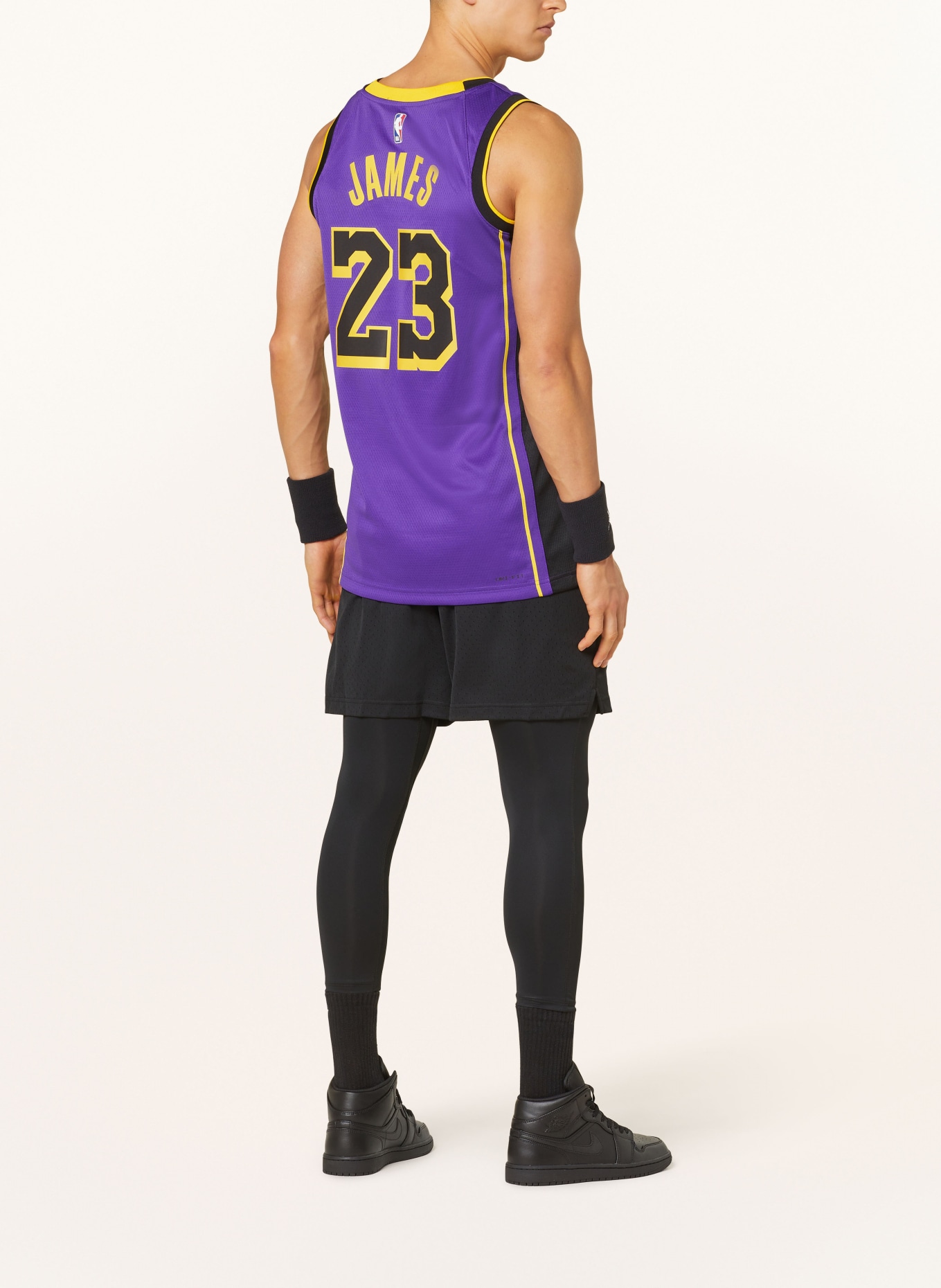 JORDAN Basketball jersey SWINGMAN, Color: DARK PURPLE/ DARK YELLOW/ BLACK (Image 3)