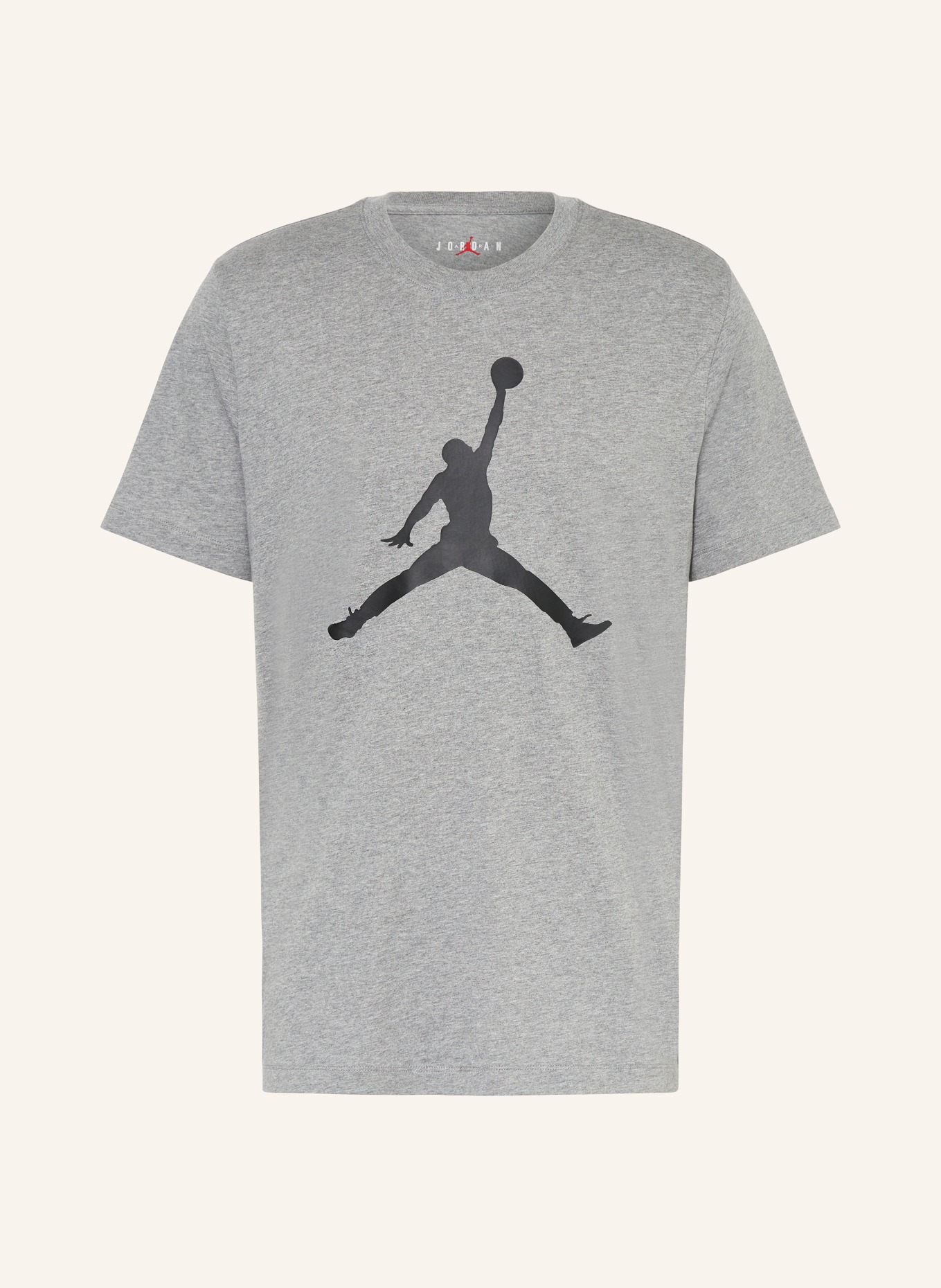 JORDAN T-shirt JUMPMAN, Color: GRAY/ BLACK (Image 1)