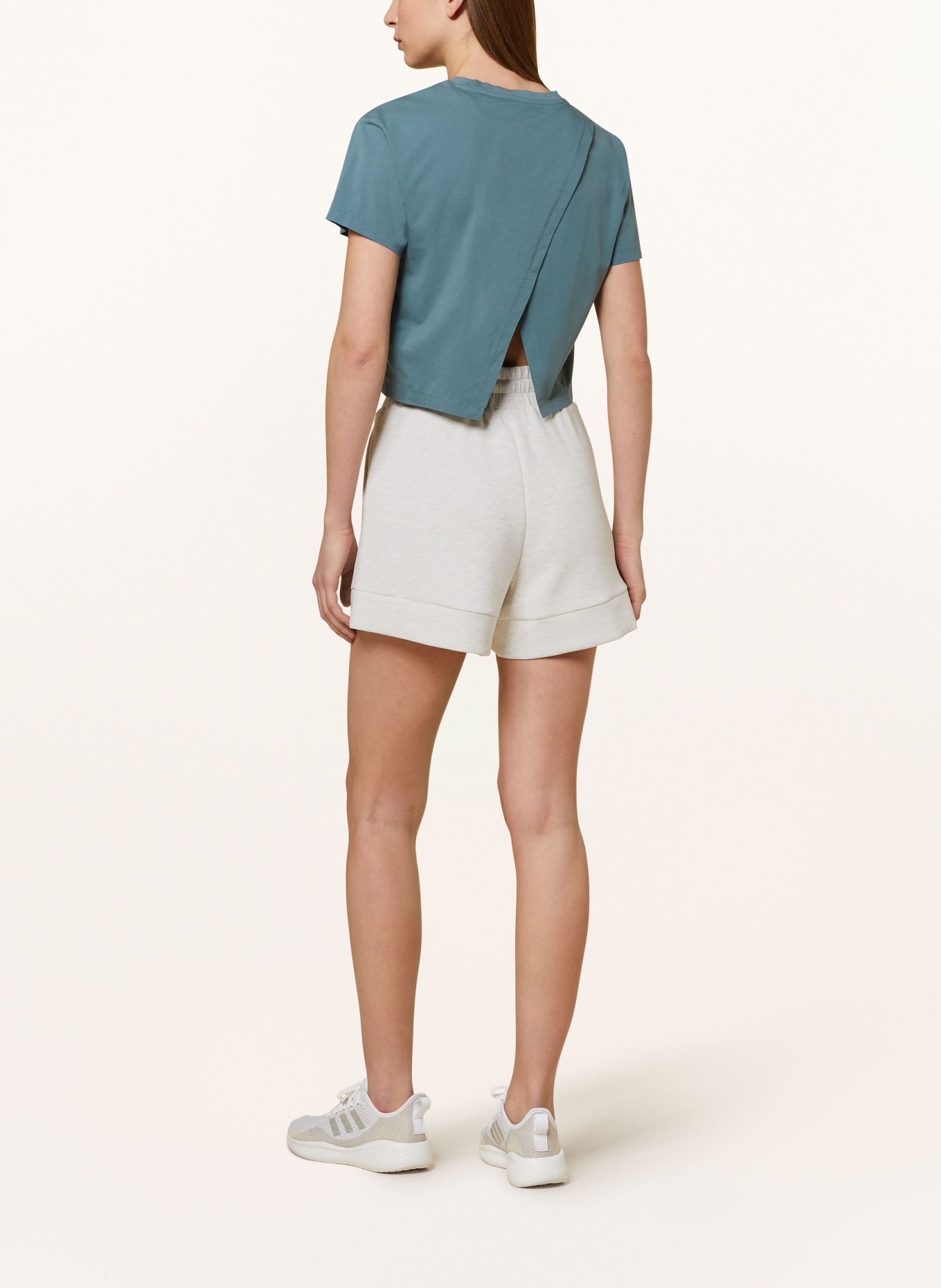 VARLEY Sweat shorts ATRUIM, Color: LIGHT GRAY (Image 3)