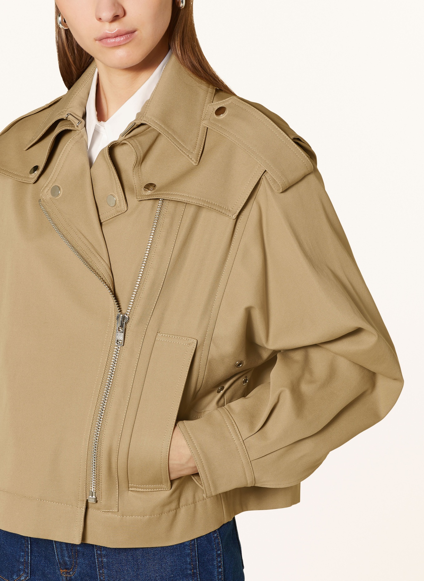 IVY OAK Cropped jacket JOANNE, Color: BEIGE (Image 4)
