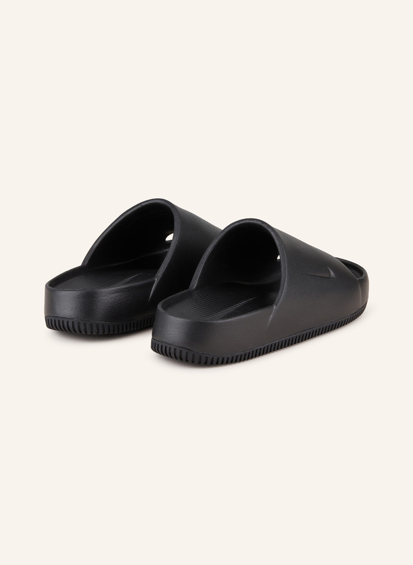 Nike Pantoletten CALM SLIDE: SCHWARZ