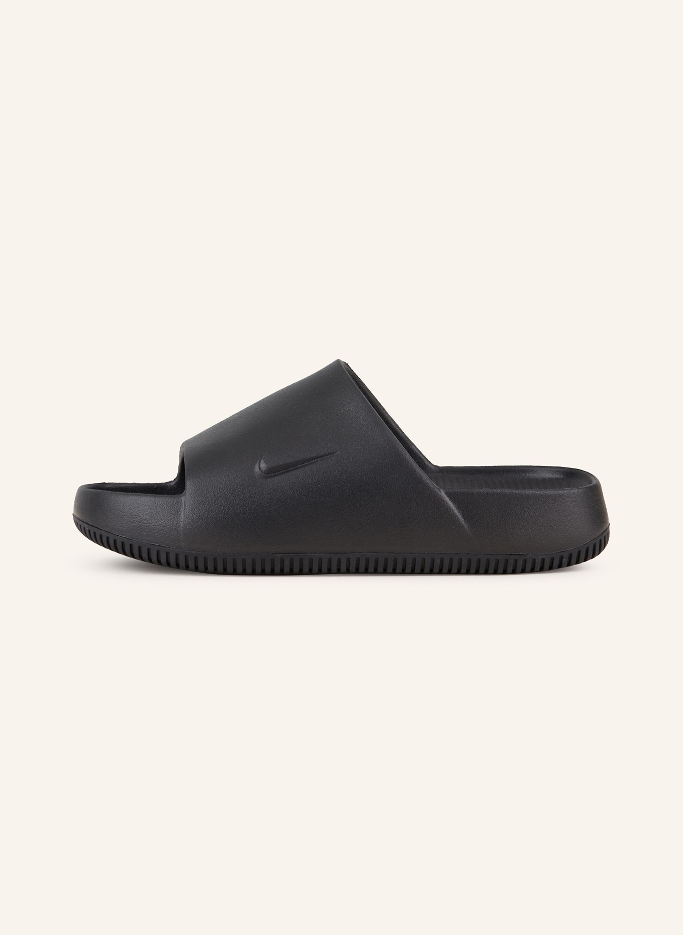 Nike Pantoletten CALM SLIDE: SCHWARZ