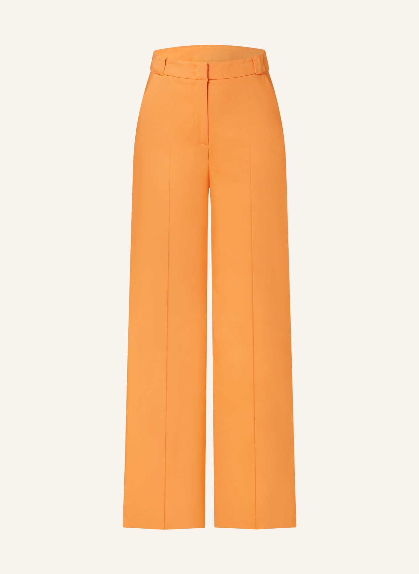 comma Wide leg trousers, Color: ORANGE (Image 1)