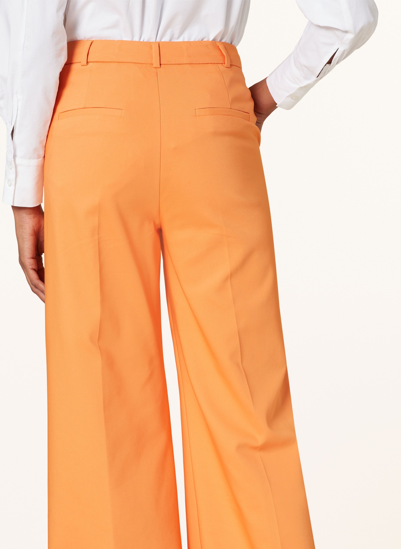 comma Wide leg trousers, Color: ORANGE (Image 5)