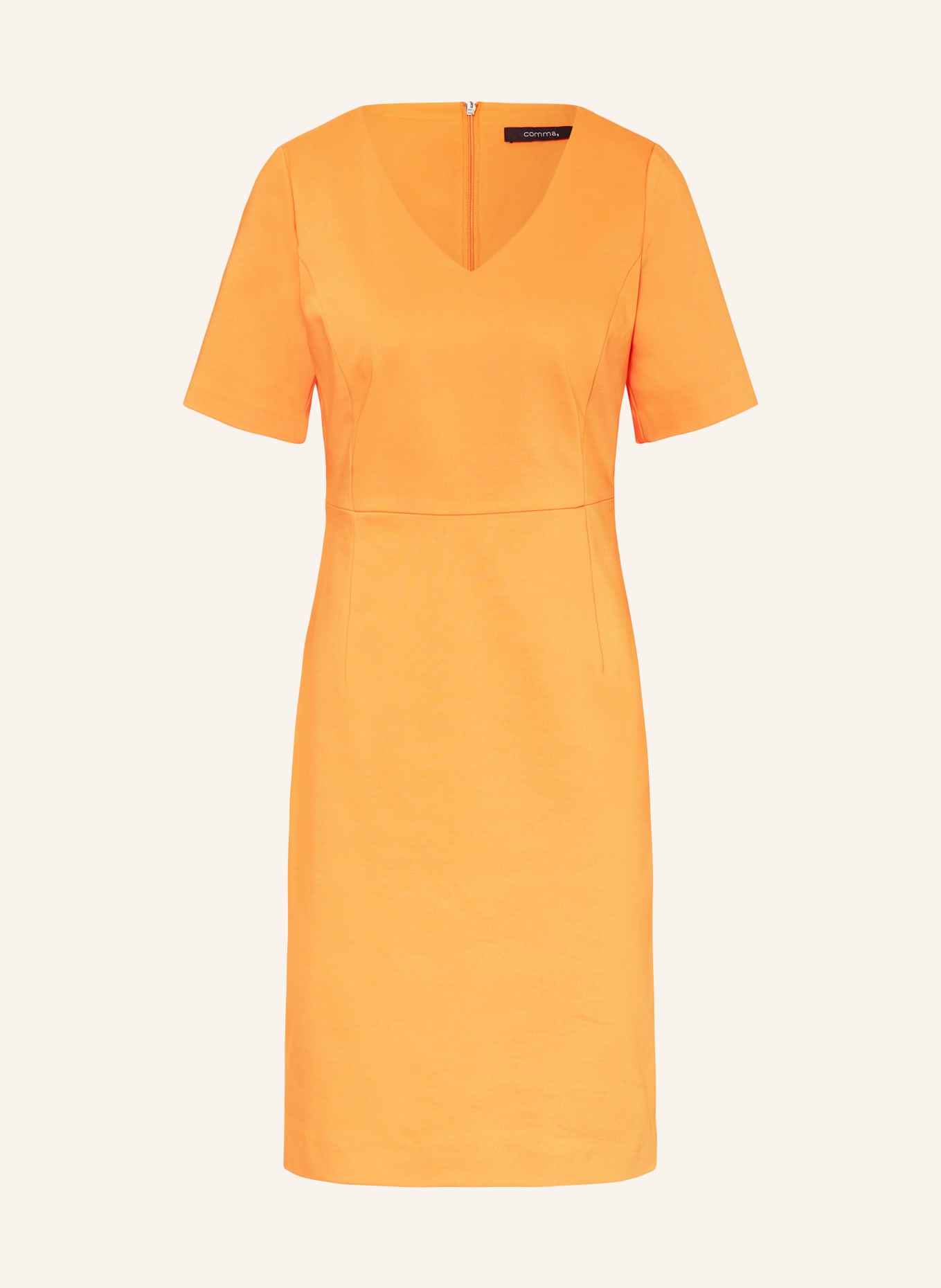comma Pouzdrové šaty, Barva: ORANŽOVÁ (Obrázek 1)