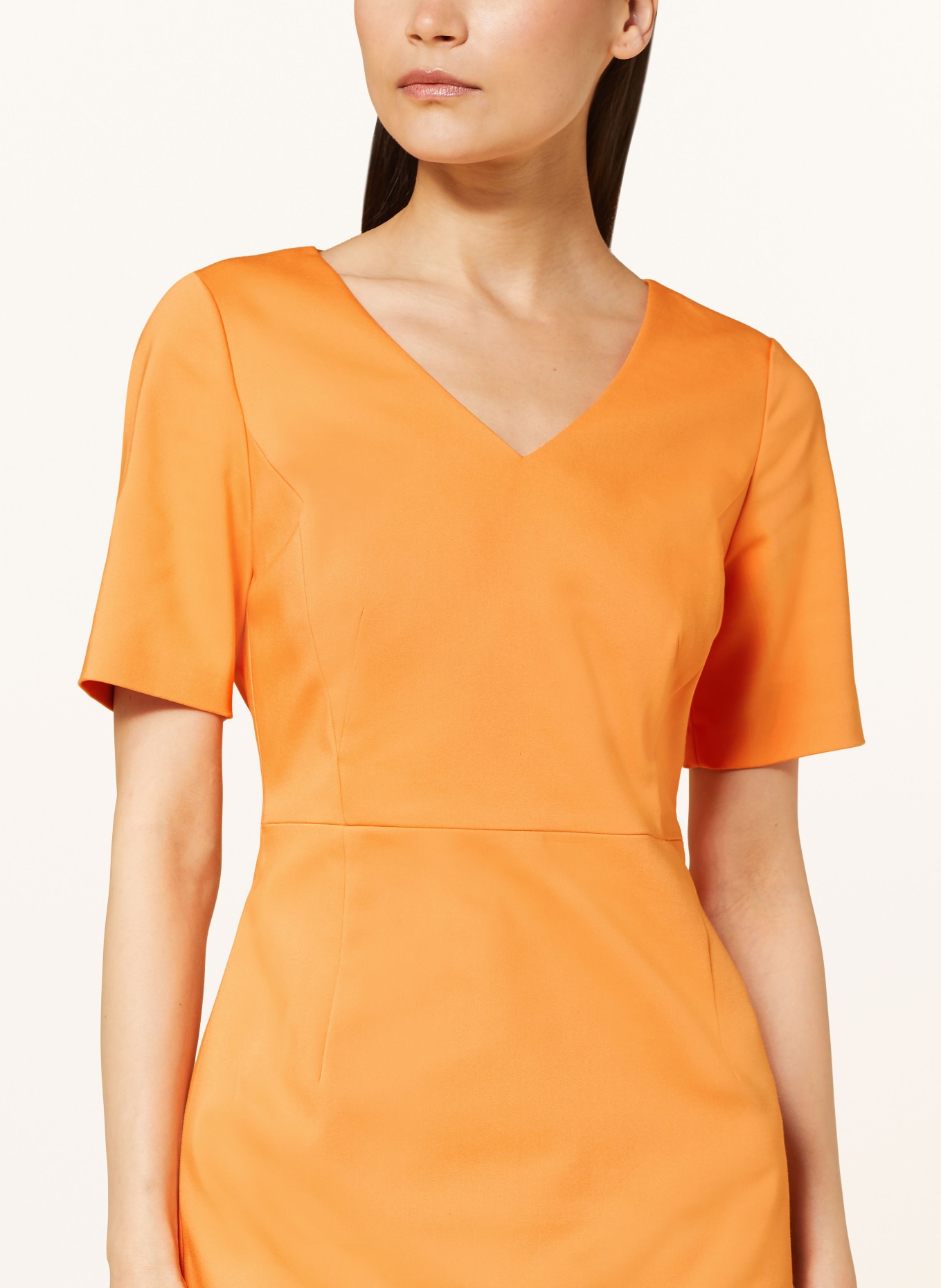 comma Sheath dress, Color: ORANGE (Image 4)