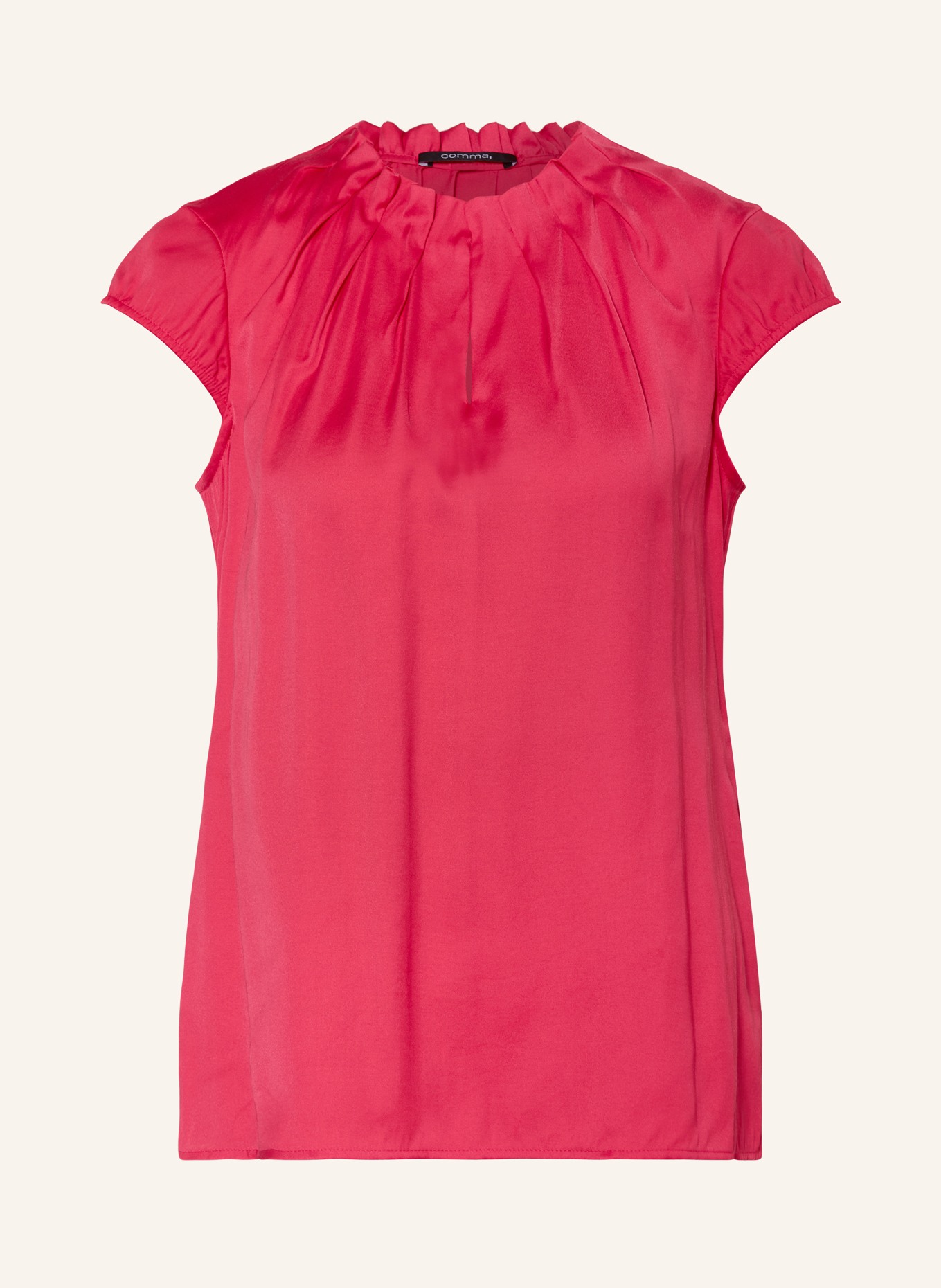 comma Shirt blouse, Color: PINK (Image 1)