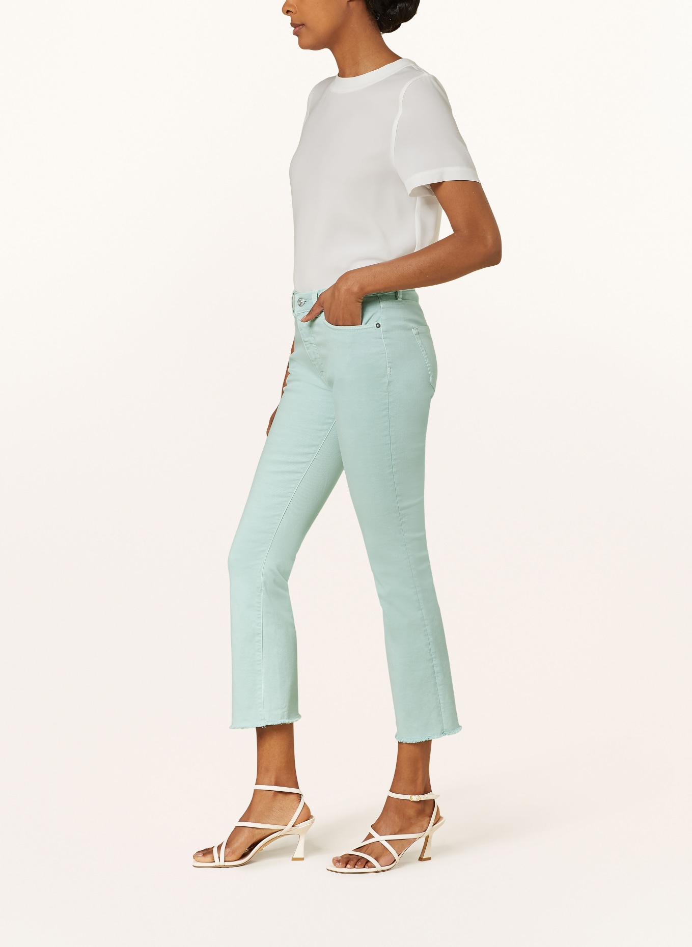 nine:inthe:morning Flared jeans any EASY KICK, Color: ACQUA (Image 4)