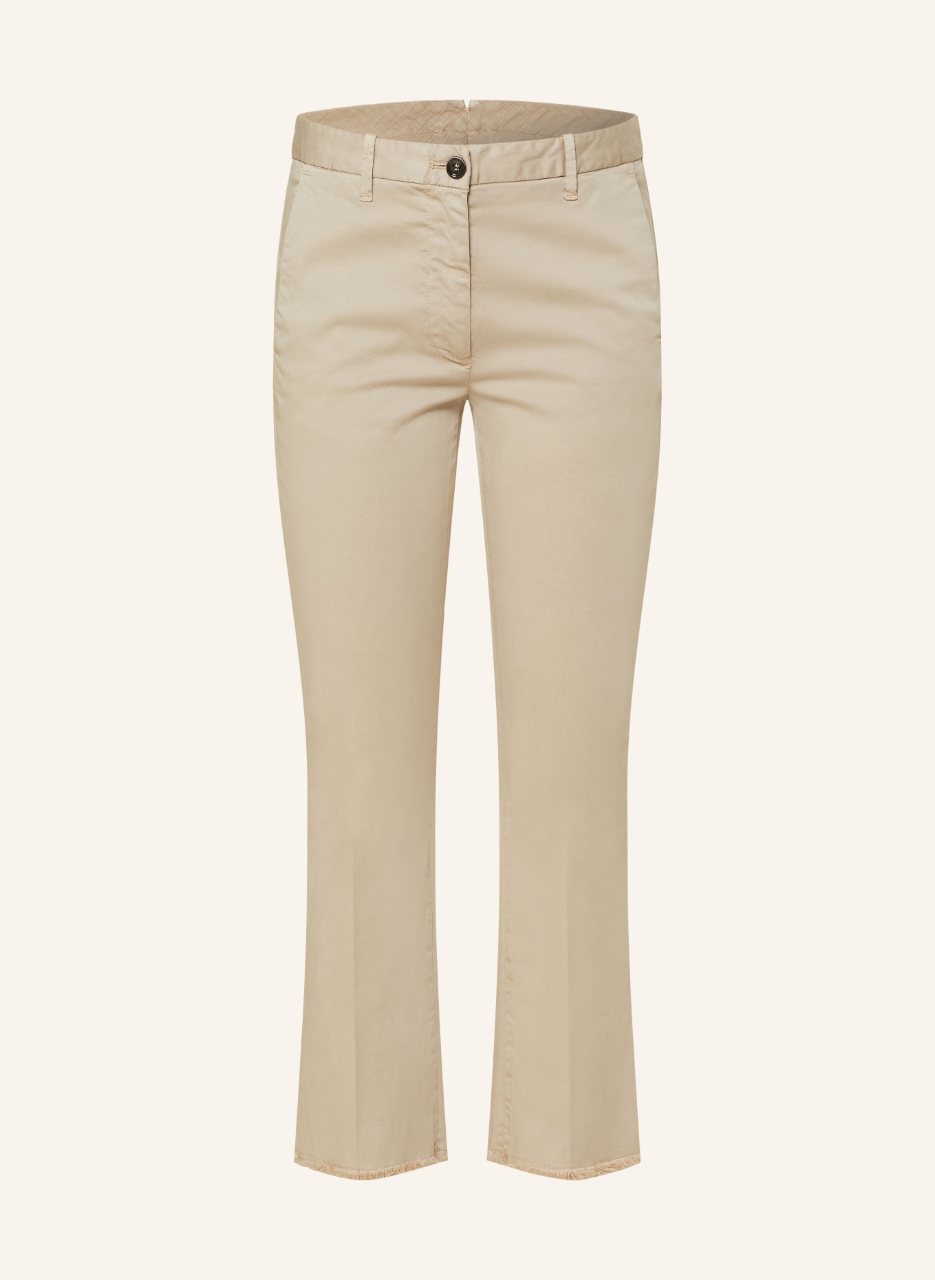 nine:inthe:morning 7/8 trousers ROME, Color: LIGHT BROWN (Image 1)