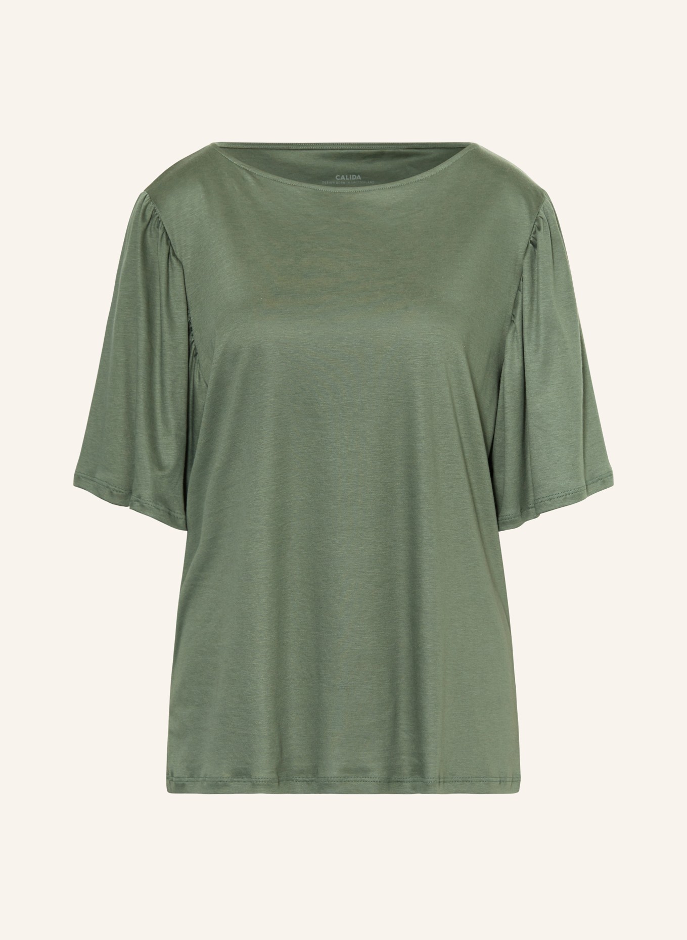 CALIDA Koszulka od piżamy FAVOURITES HEALING, Kolor: ZIELONY (Obrazek 1)