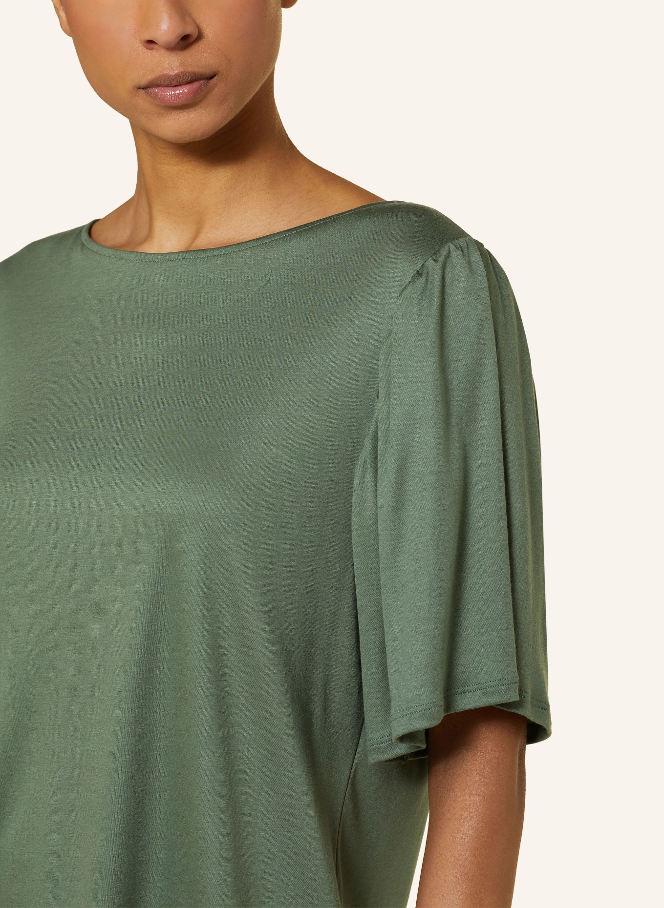 CALIDA Pajama shirt FAVOURITES HEALING, Color: GREEN (Image 4)