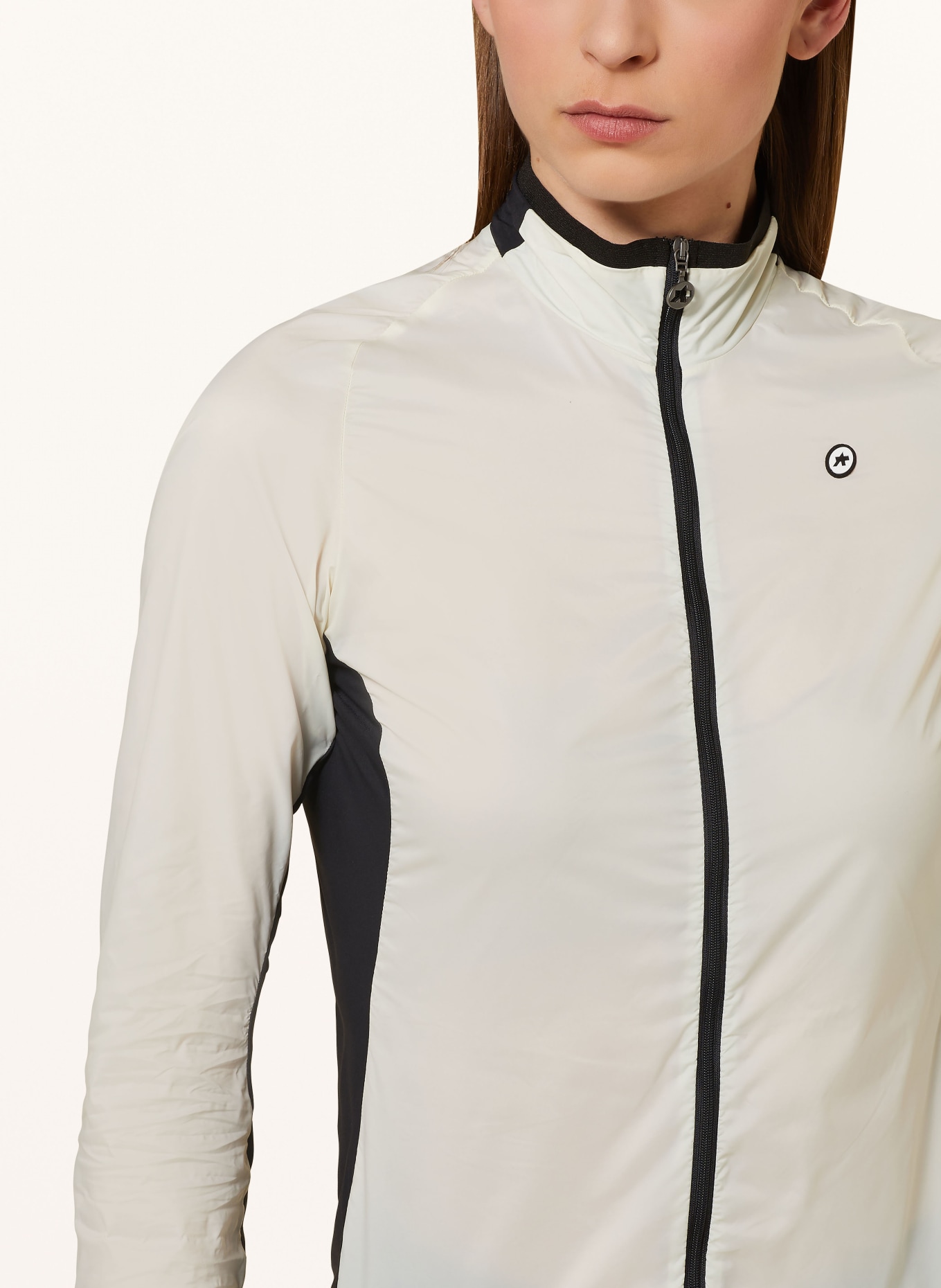 ASSOS Cycling jacket UMA GT, Color: ECRU/ BLACK (Image 4)