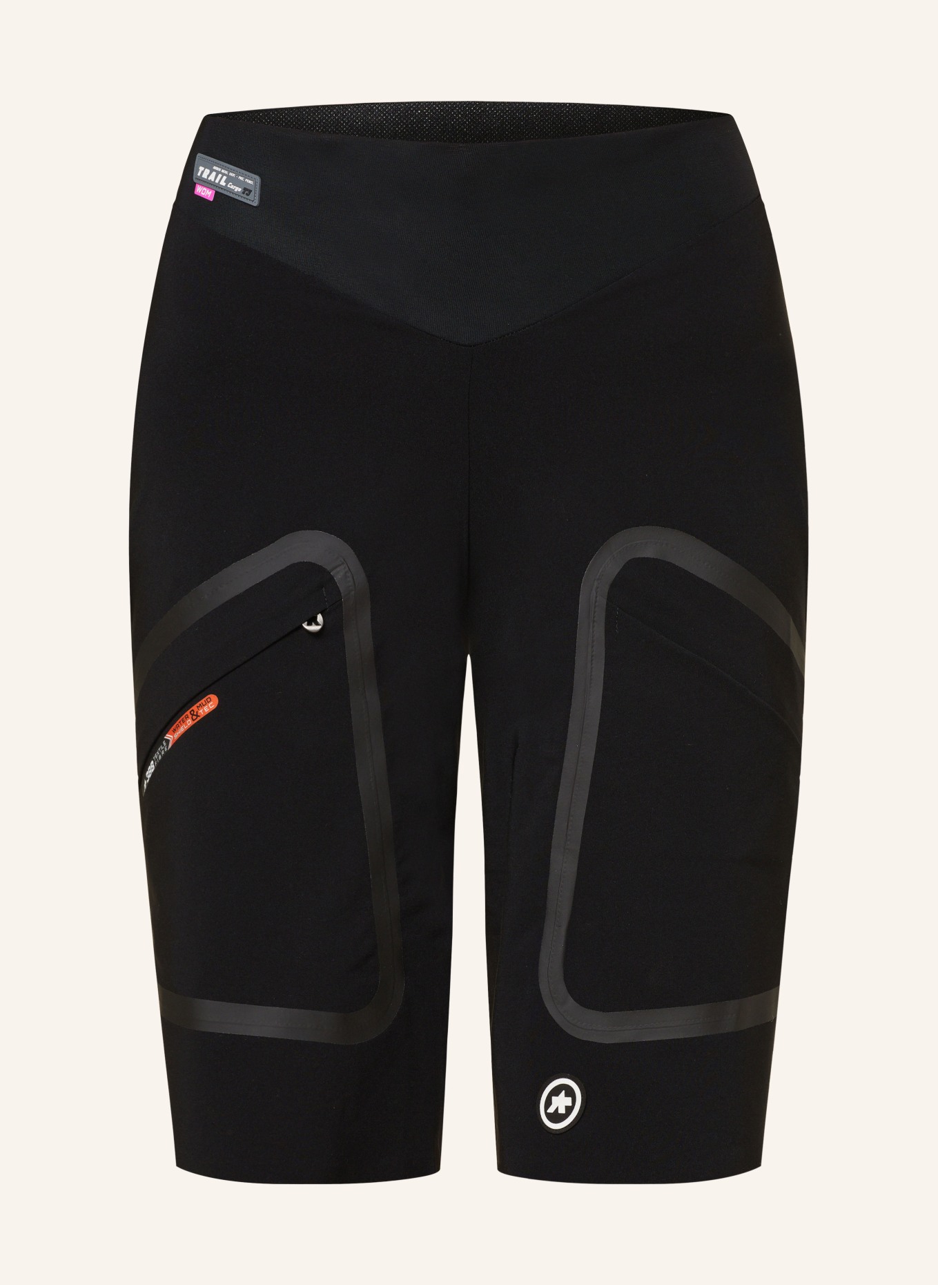 ASSOS Cyklistické kalhoty TRAIL TACTICA T3 bez polstrované vložky, Barva: ČERNÁ (Obrázek 1)