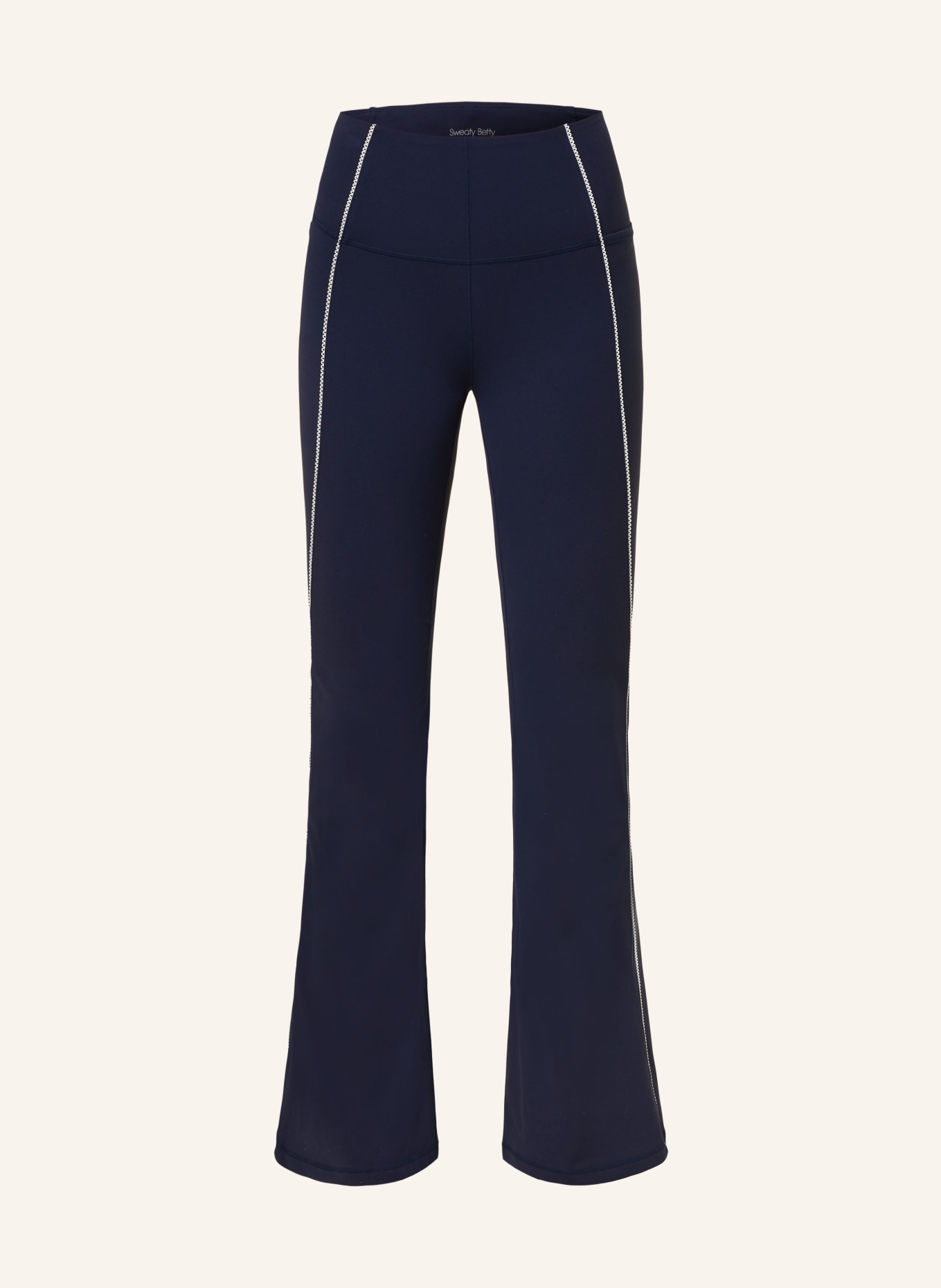 Sweaty Betty Leggings, Color: DARK BLUE/ WHITE (Image 1)