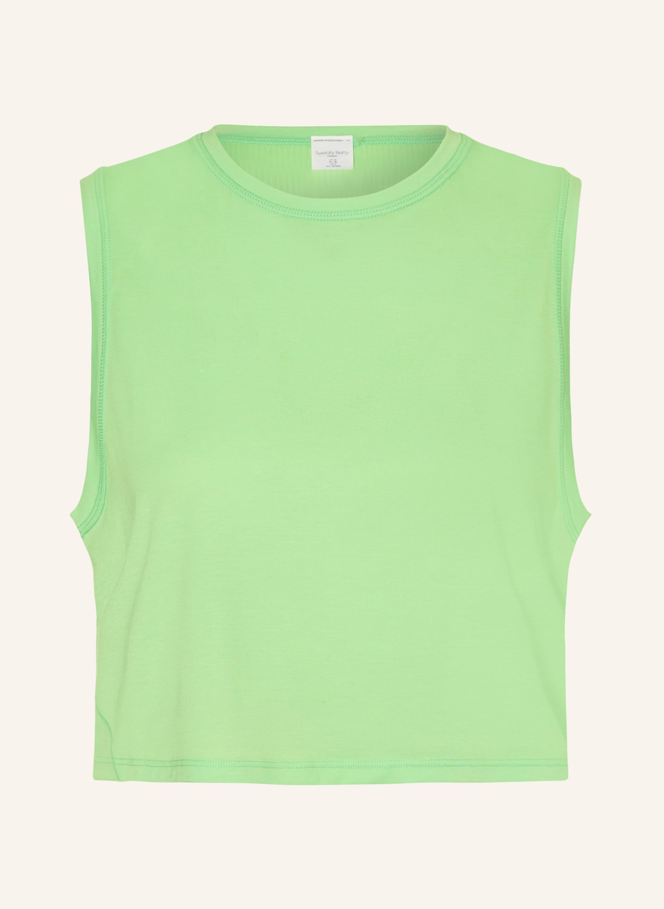 Sweaty Betty Cropped top BREATHE EASY, Color: LIGHT GREEN (Image 1)