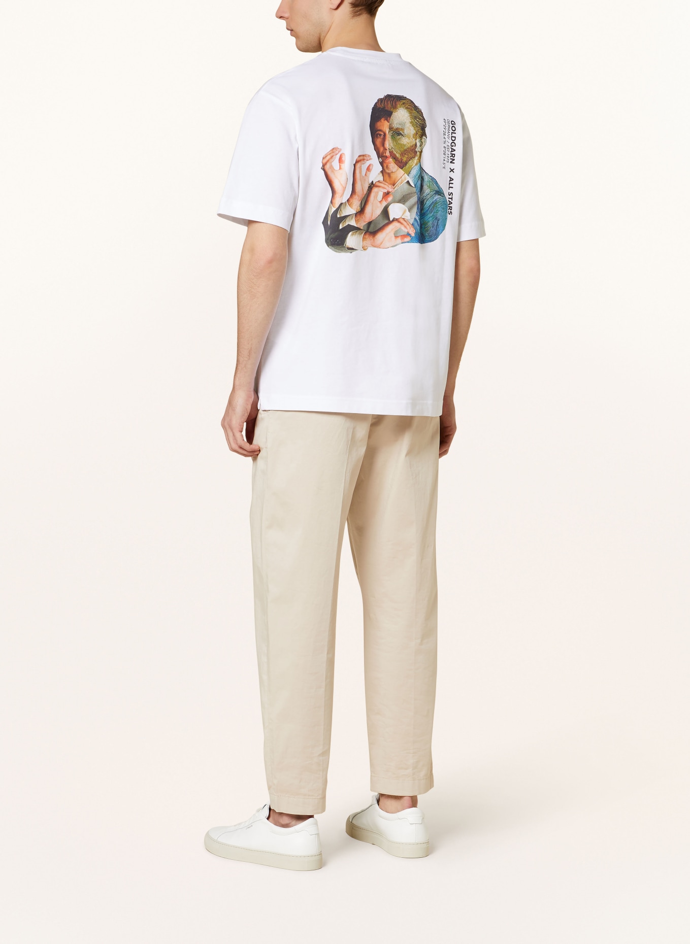 GOLDGARN DENIM T-Shirt THE AL PACINO TEE, Farbe: WEISS (Bild 2)