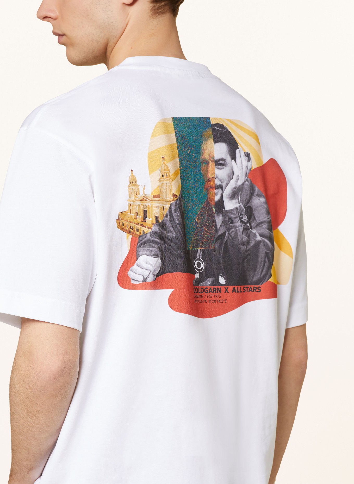 GOLDGARN DENIM T-Shirt THE CHE TEE, Farbe: WEISS (Bild 4)