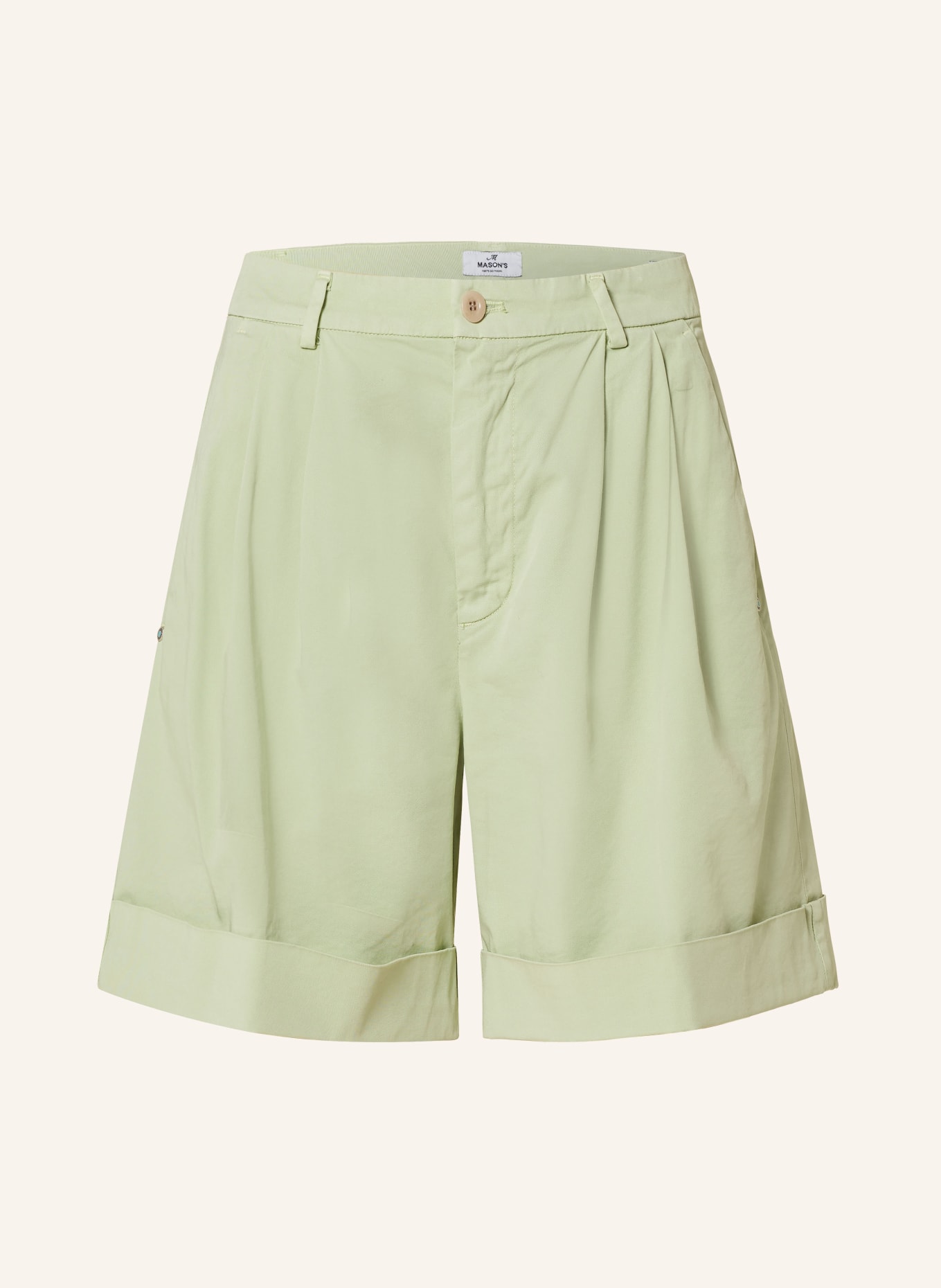 MASON'S Shorts, Color: LIGHT GREEN (Image 1)