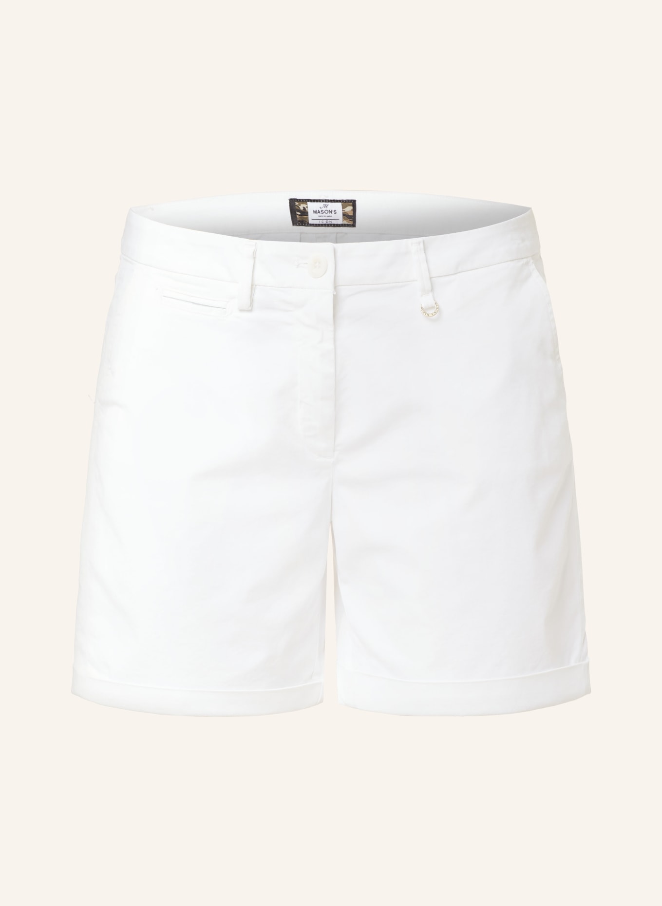 MASON'S Shorts JACQUELINE CURVIE, Color: WHITE (Image 1)