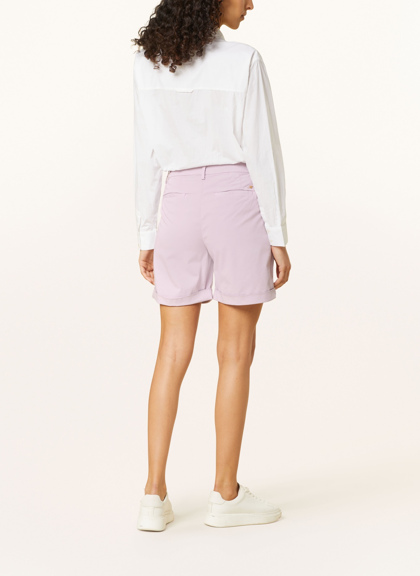 MASON'S Shorts JACQUELINE CURVIE, Color: LIGHT PURPLE (Image 3)