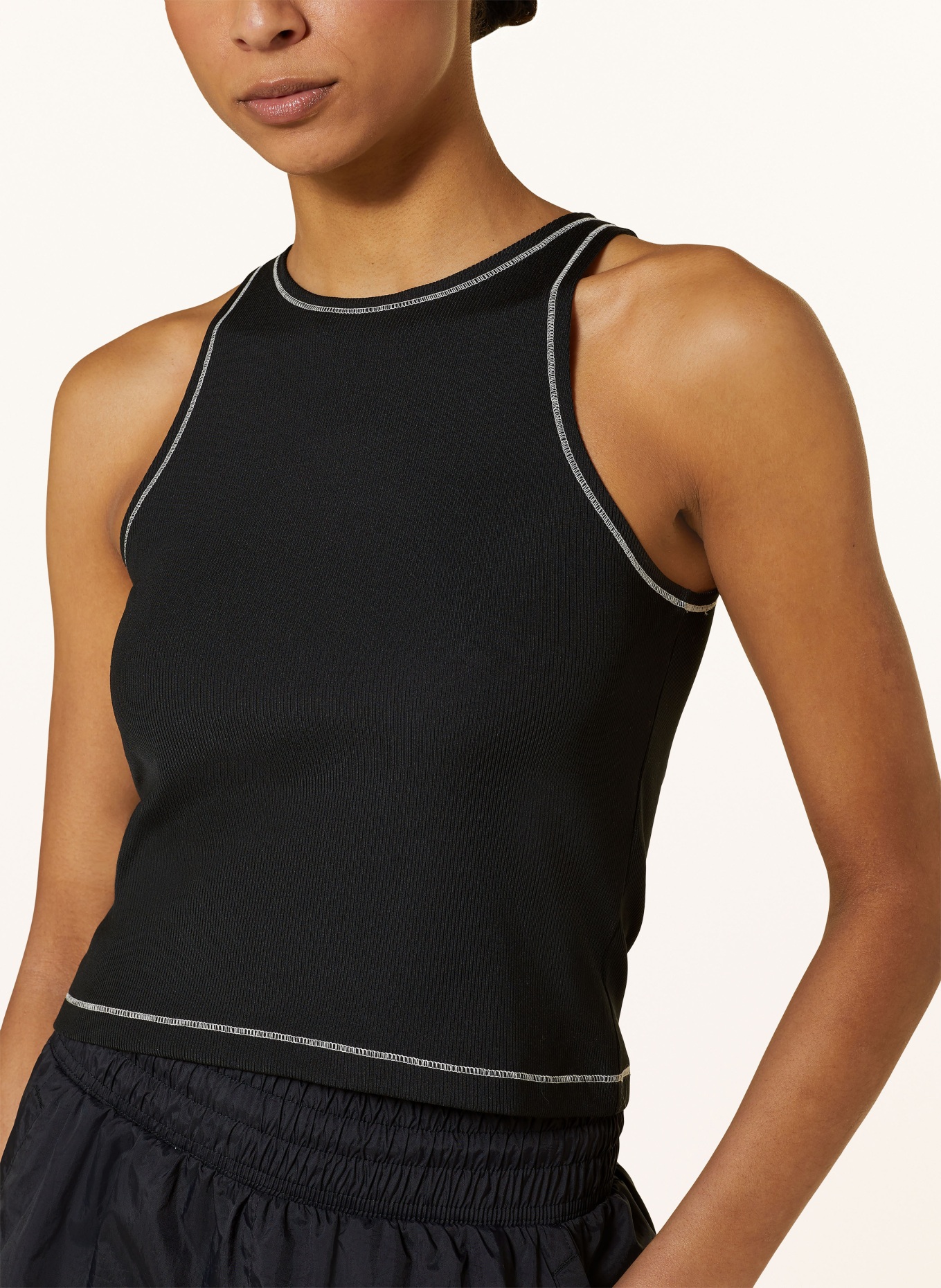 Nike Tank top ONE FITTED, Color: BLACK (Image 4)
