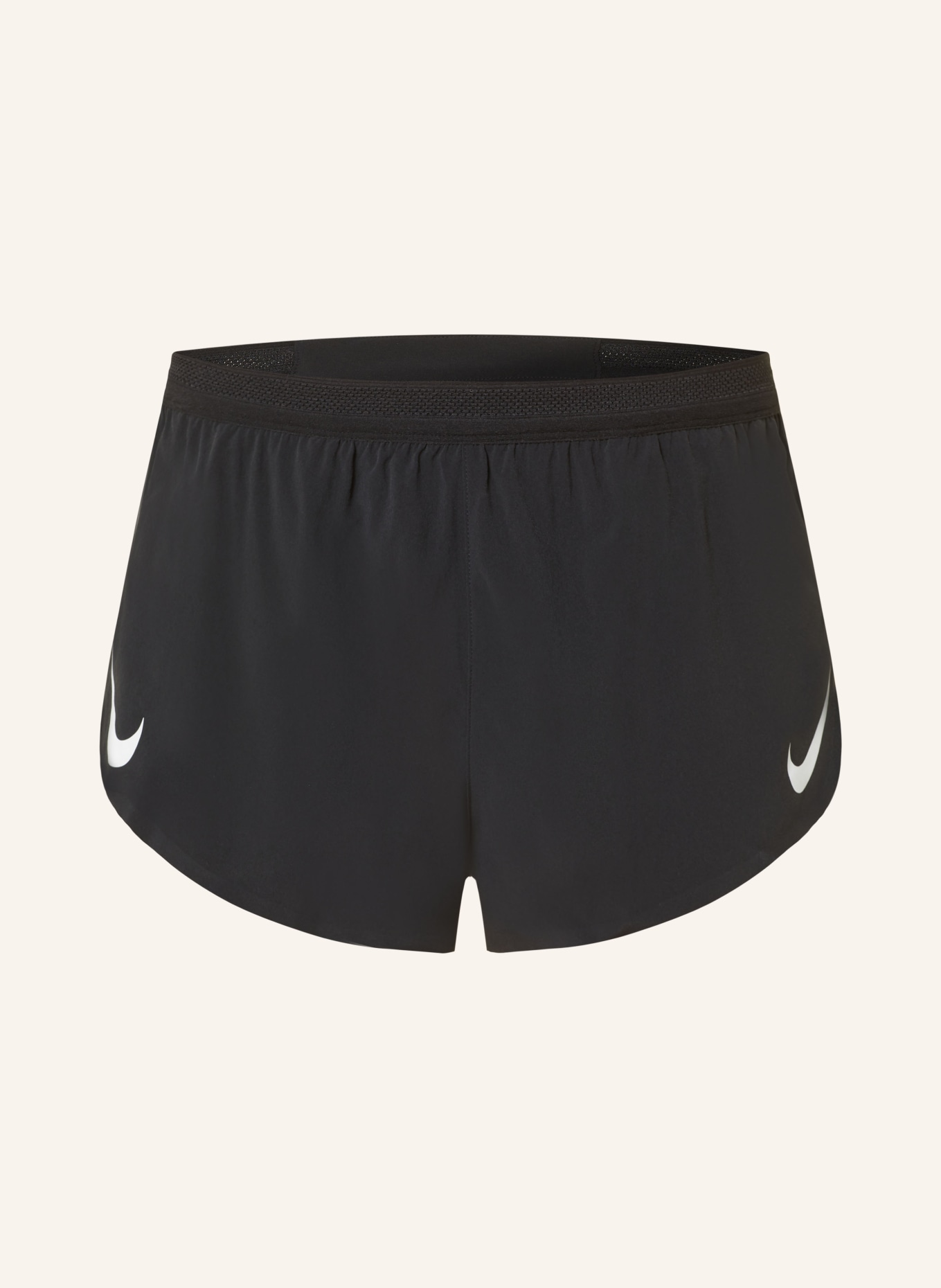Nike 2-in-1 running shorts AEROSWIFT, Color: BLACK/ WHITE (Image 1)