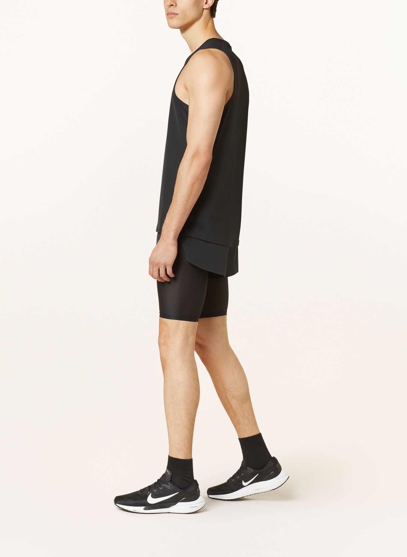 Nike 2-in-1 running shorts AEROSWIFT, Color: BLACK/ WHITE (Image 4)