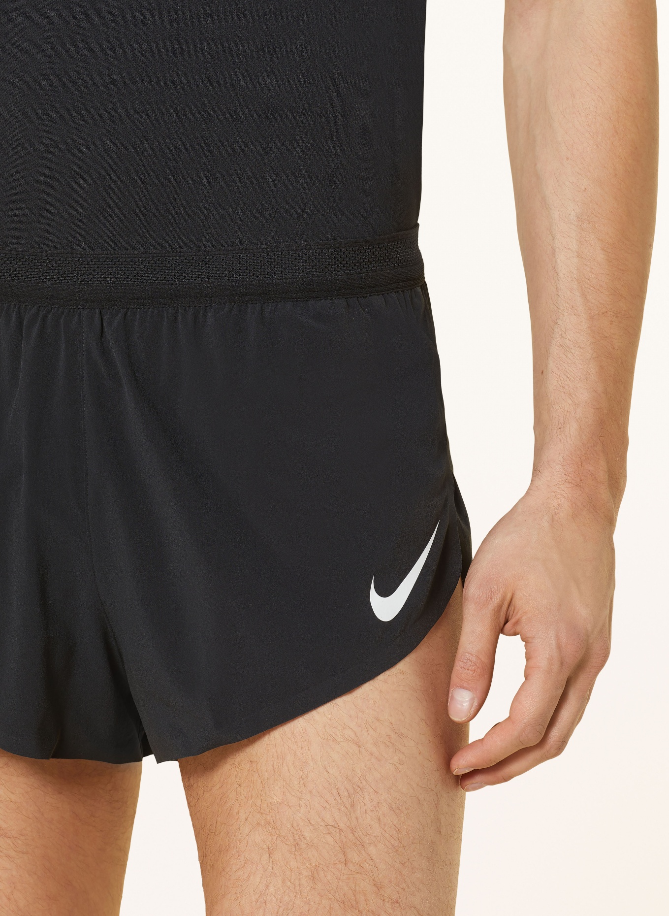Nike 2-in-1 running shorts AEROSWIFT, Color: BLACK/ WHITE (Image 5)