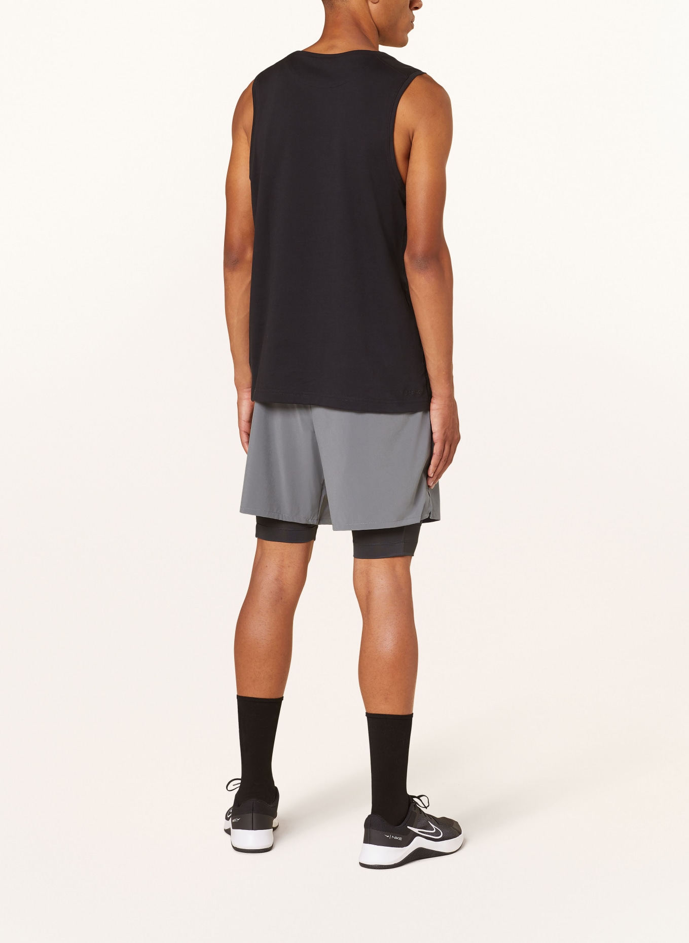 Nike Tréninkové šortky 2v1 DRI-FIT UNLIMITED, Barva: ŠEDÁ (Obrázek 3)