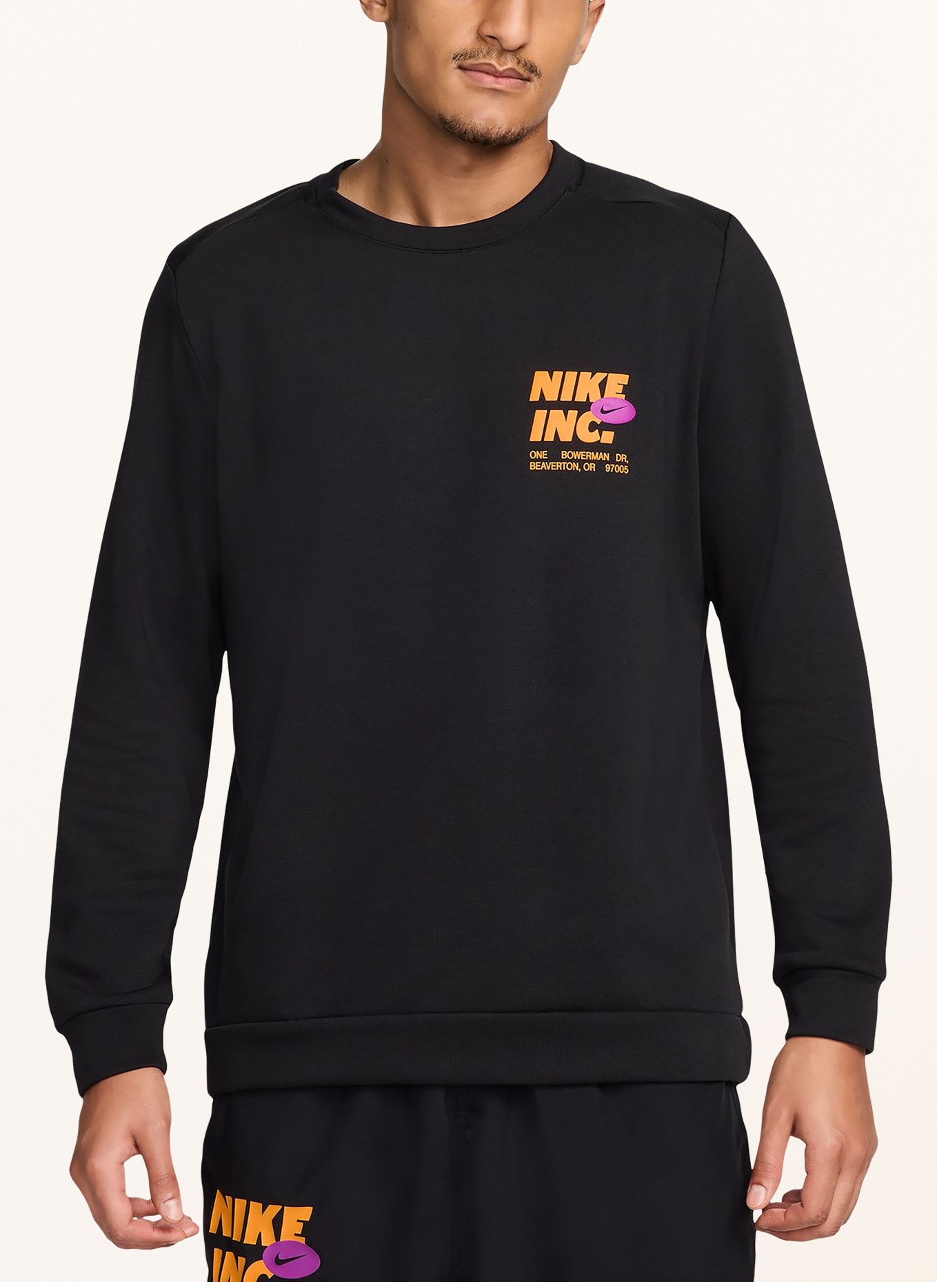 Nike Koszulka z długim rękawem DRI-FIT, Kolor: CZARNY (Obrazek 3)