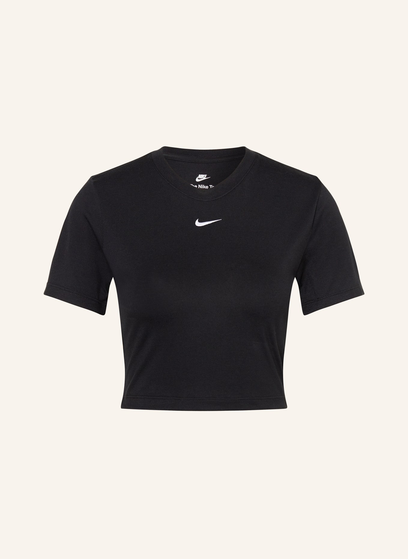 Nike Cropped tričko SPORTSWEAR ESSENTIAL, Barva: ČERNÁ (Obrázek 1)
