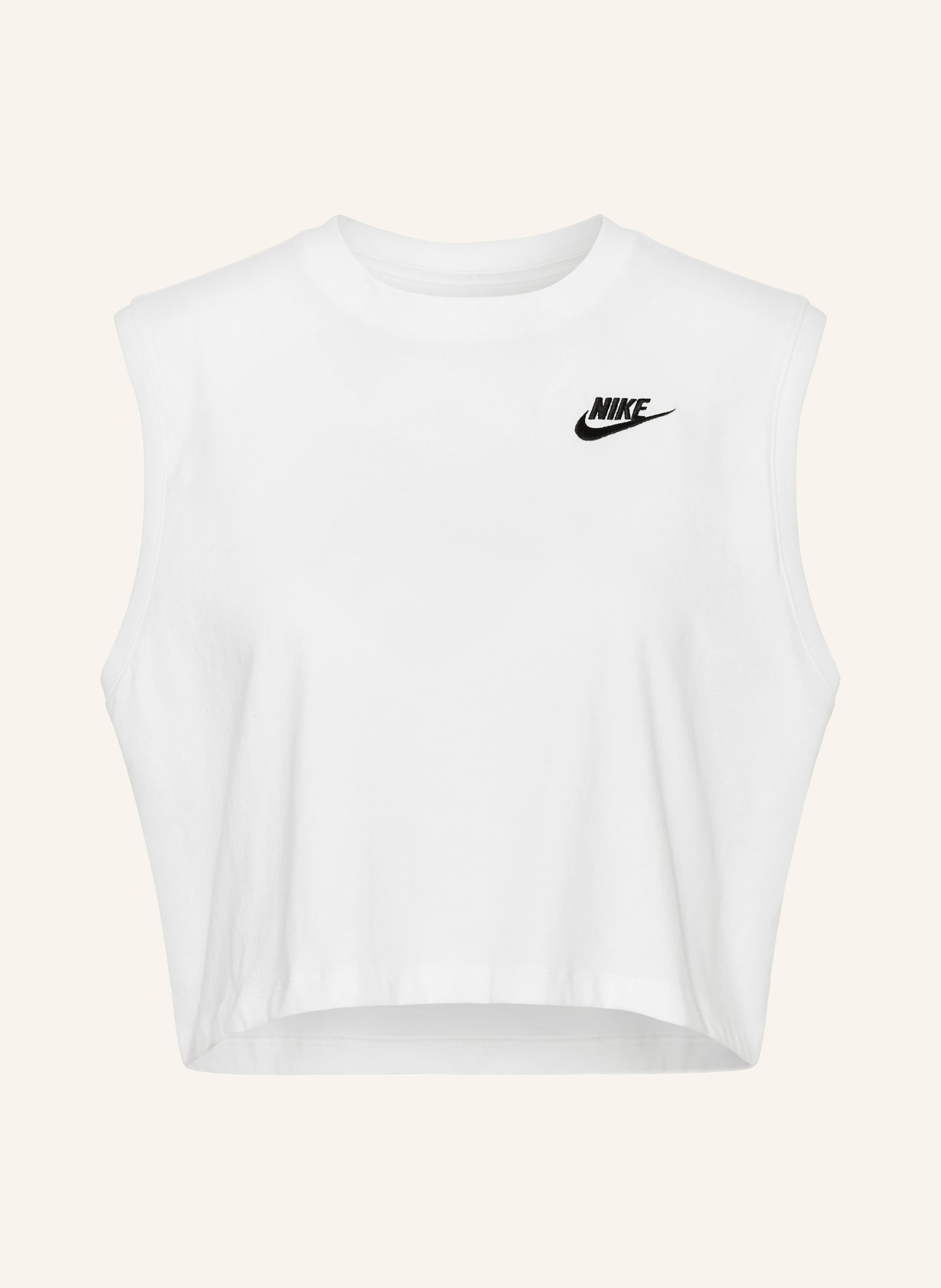 Nike Cropped top SPORTSWEAR CLUB, Color: WHITE (Image 1)