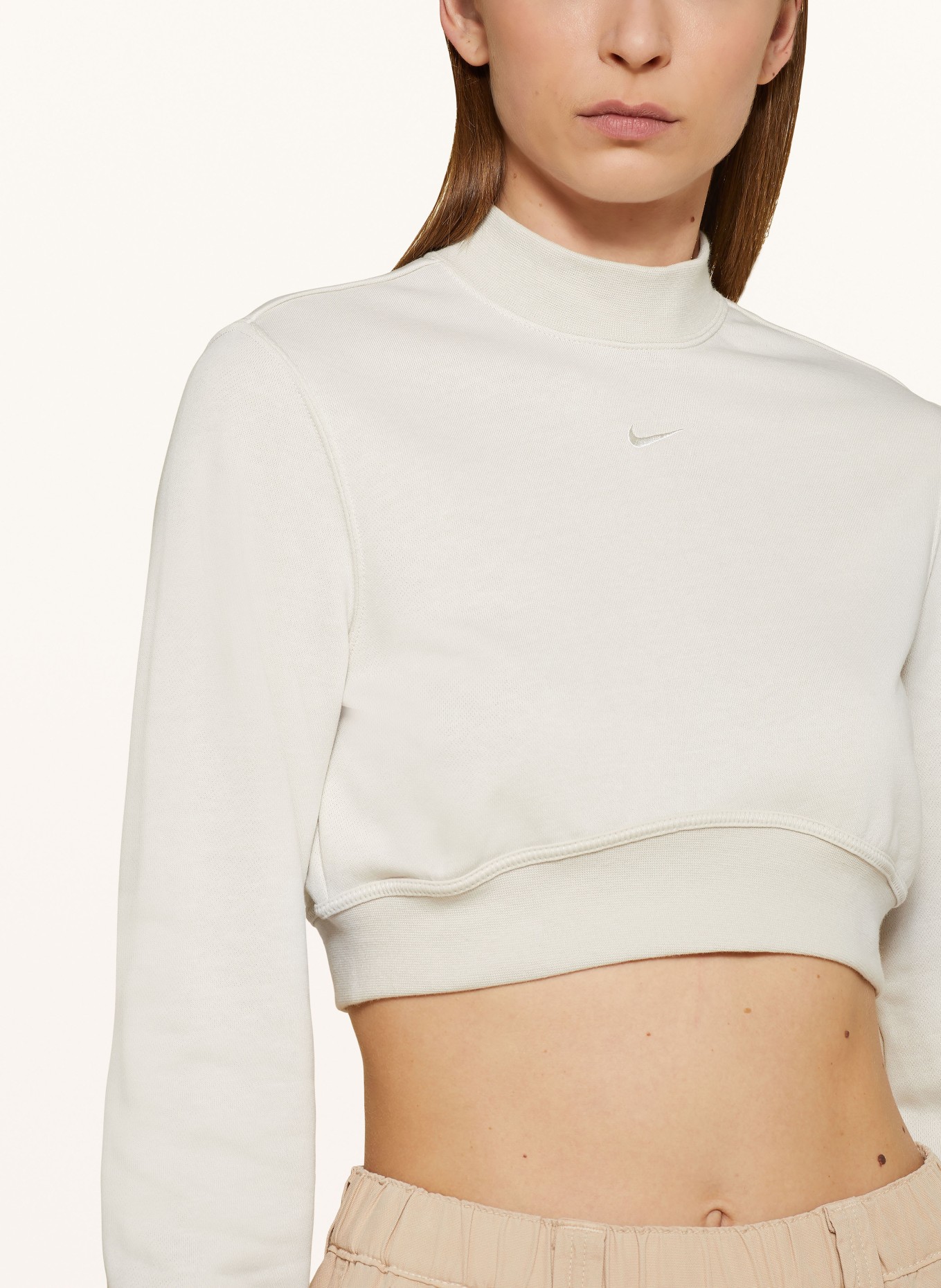 Nike Cropped sweatshirt SPORTSWEAR CHILL, Color: LIGHT BROWN (Image 4)