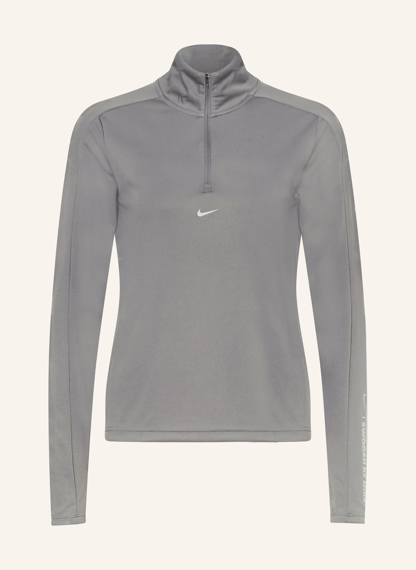 Nike Running shirt DRI-FIT PACER, Color: GRAY (Image 1)