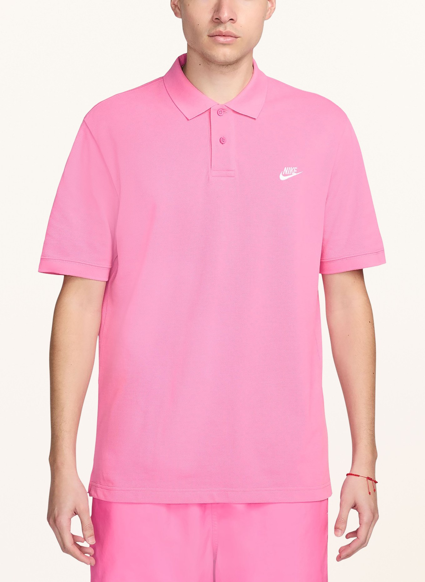 Nike Piqué-Poloshirt CLUB, Farbe: ROSA (Bild 4)