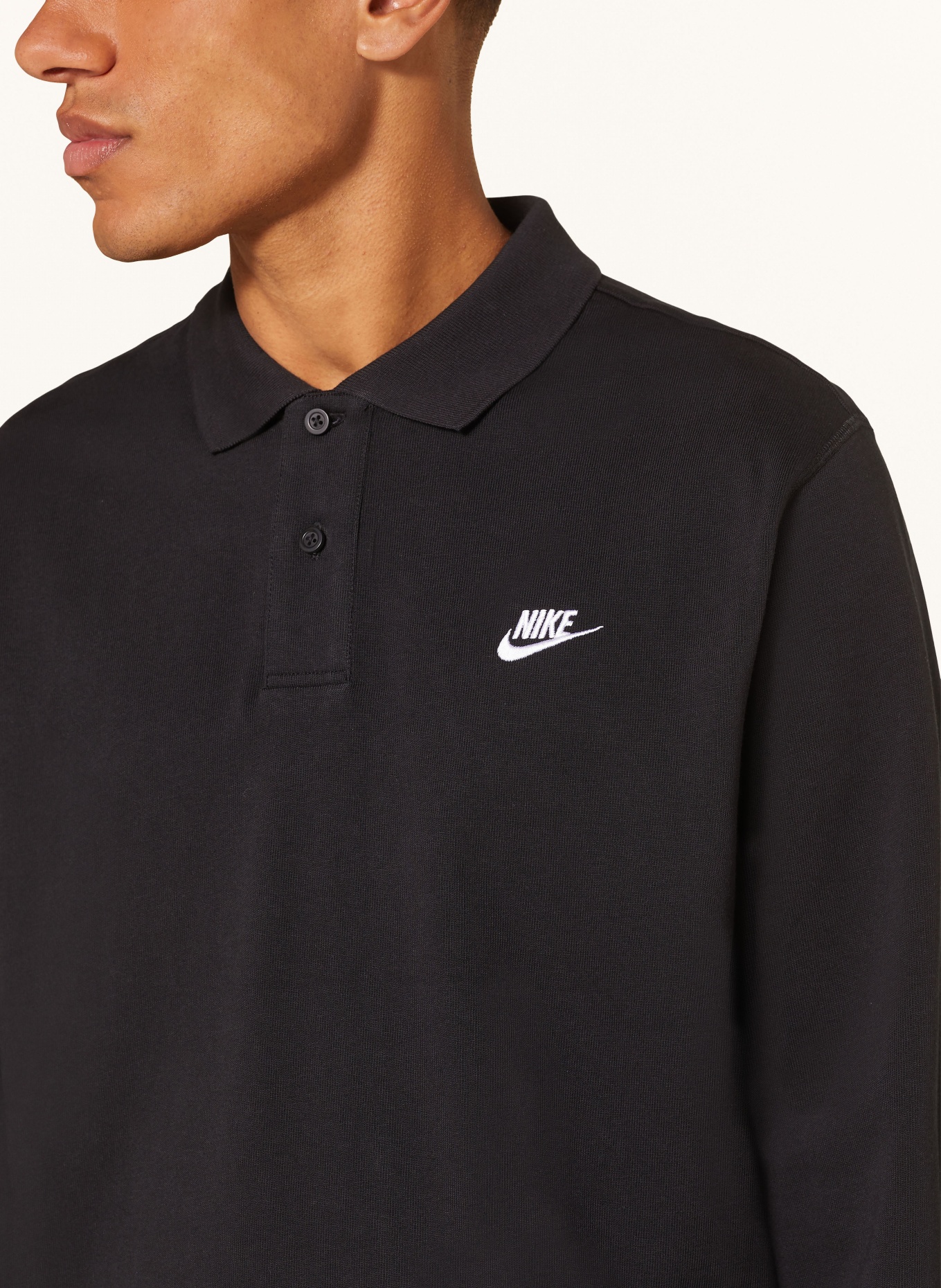 Nike Jersey-Poloshirt, Farbe: SCHWARZ (Bild 4)