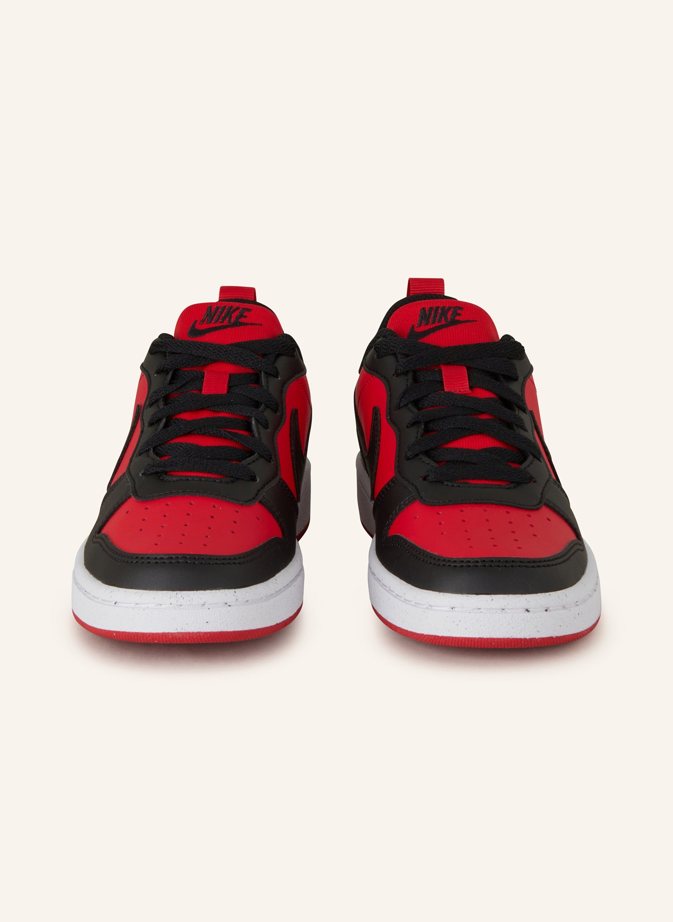 Nike Sneaker COURT BOROUGH LOW RECRAFT, Farbe: SCHWARZ/ ROT (Bild 3)