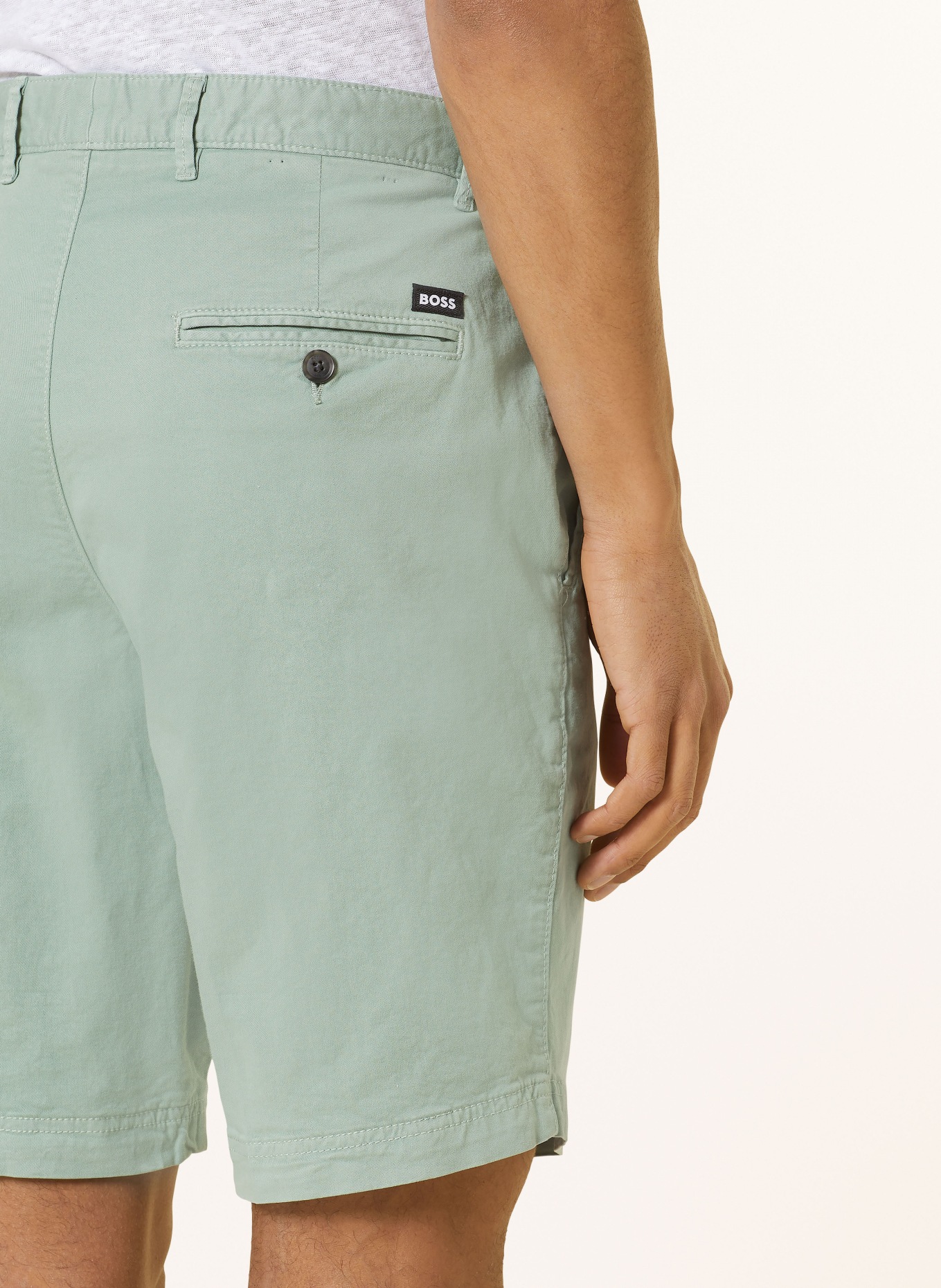 BOSS Shorts SLICE slim fit, Color: LIGHT GREEN (Image 6)