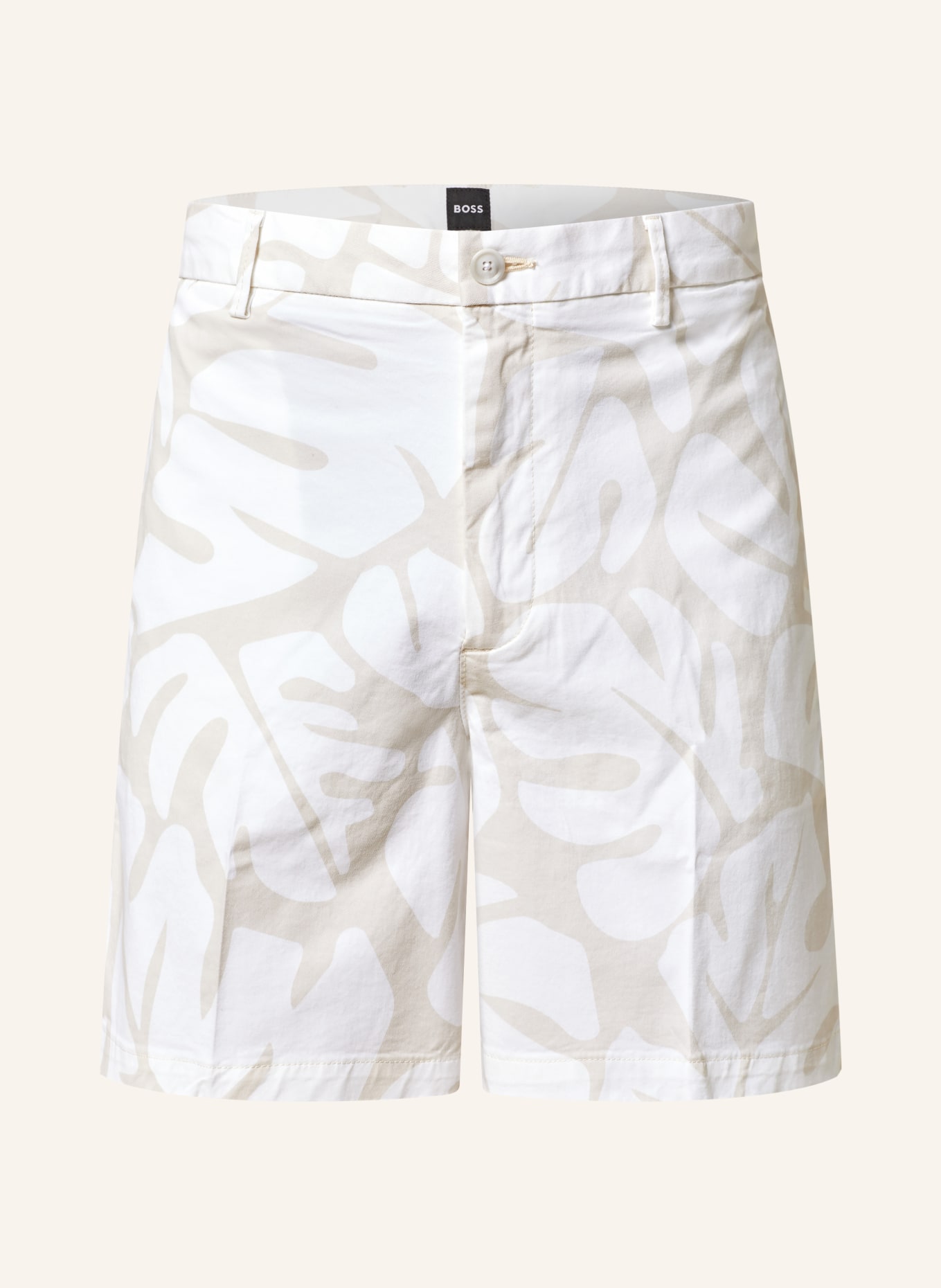 BOSS Shorts KARLOS, Color: WHITE/ BEIGE (Image 1)