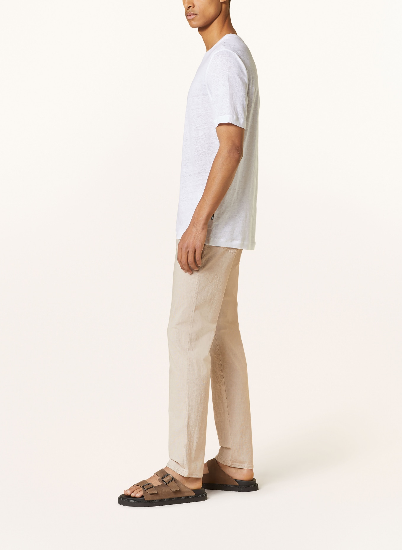BOSS Trousers RE MAINE regular fit, Color: BEIGE (Image 4)